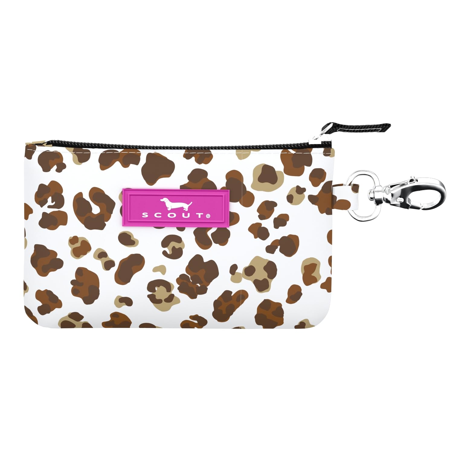 SCOUT IDKase Card Holder for Women - Slim Mini Keychain Wallet with Zip Closure | RFID Blocking ID Case for Credit Cards, Cash & Keys | Perfect for Travel, Work & Everyday Use