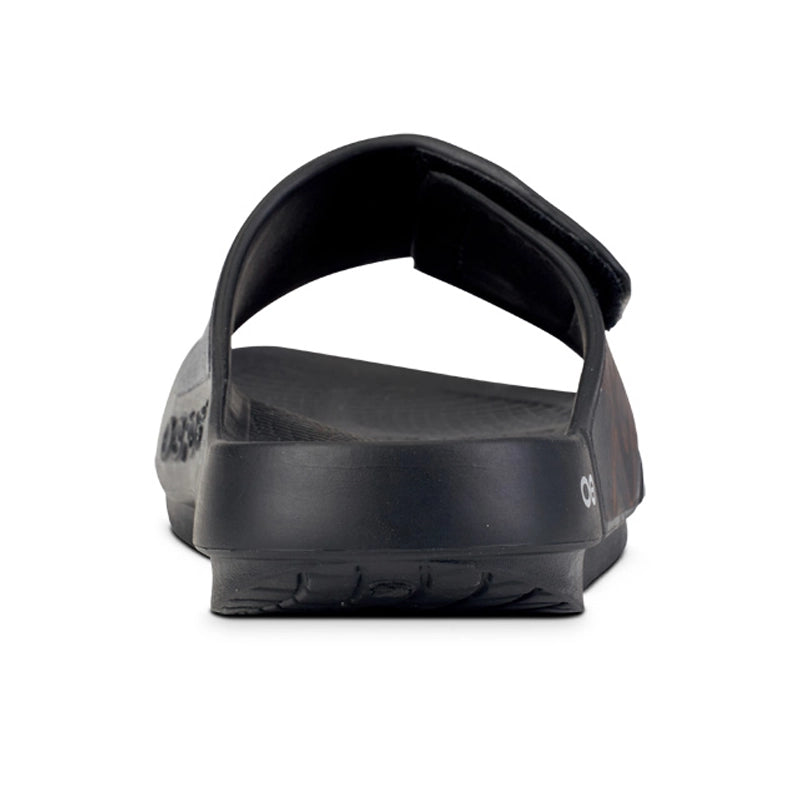 Bauer OOFOS Sport Flex Slide Sandals for Men & Women - Black | Recovery Footwear for Athletes, Runners & Post-Workout Comfort | Perfect for Gym, Pool & Casual Wear