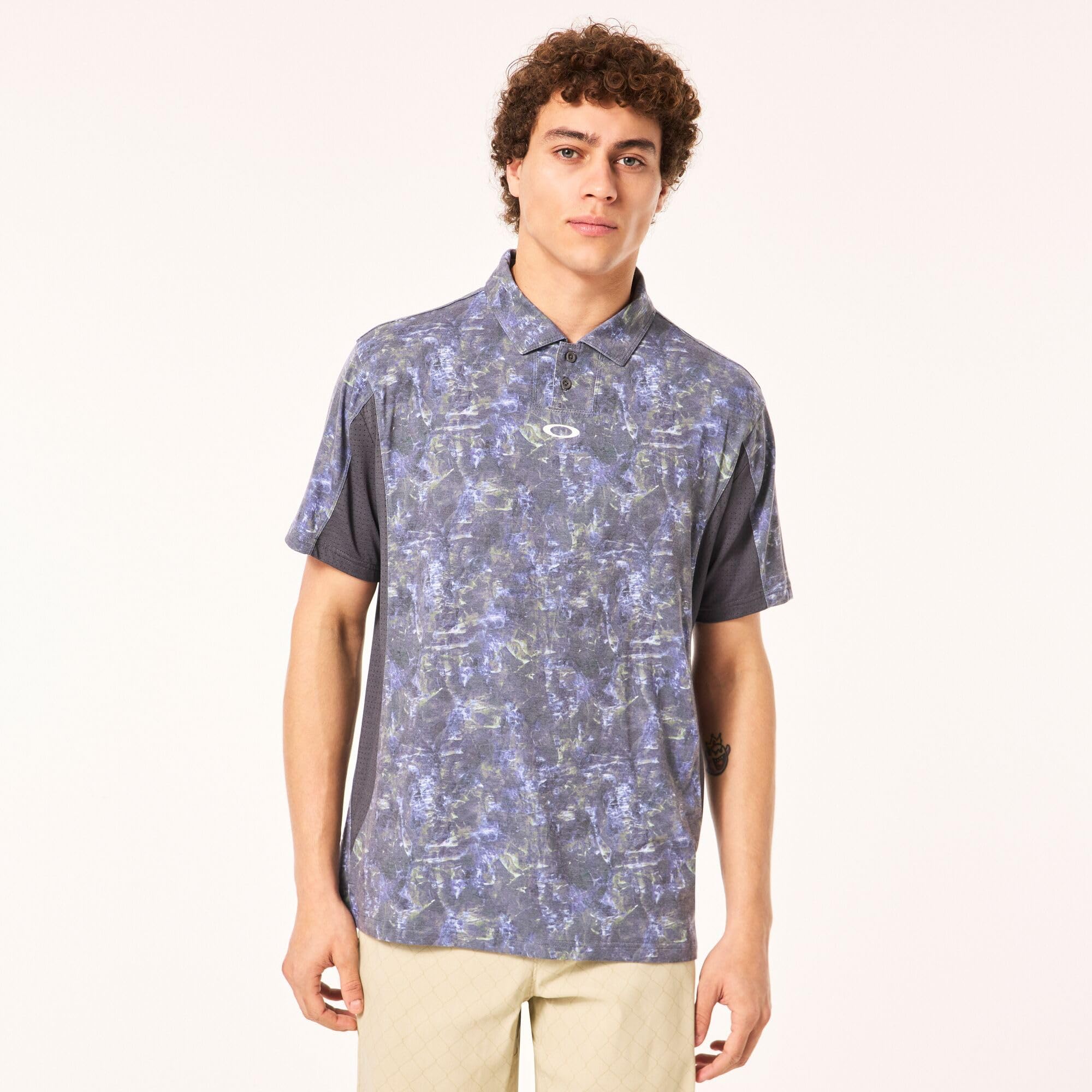 Oakley Men's Performance Polo Shirt - Moisture-Wicking, Breathable & UV Protection Golf & Casual Wear for Active Lifestyles
