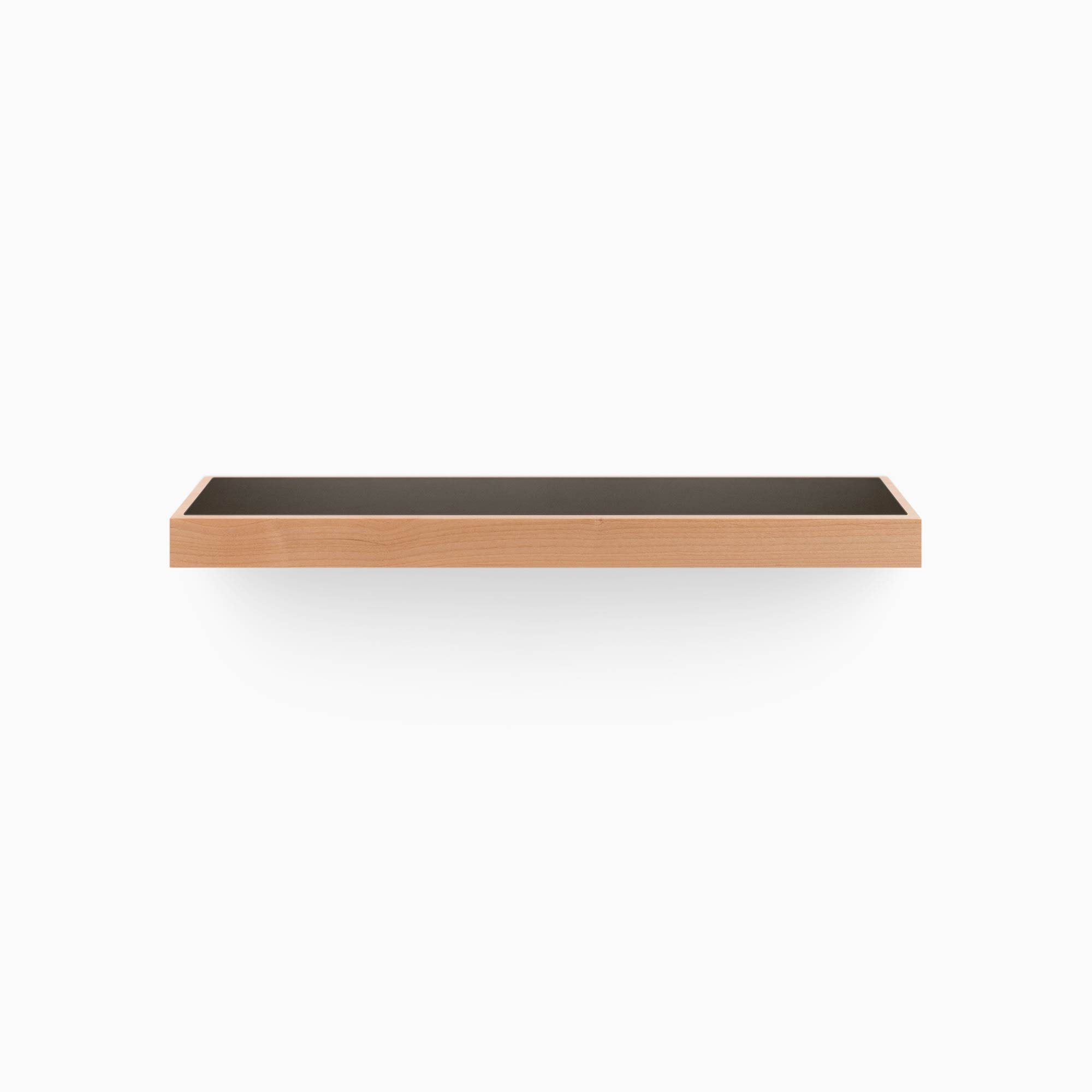 Aksel Inlay Alder Floating Shelf - Rustic Wood Wall Shelf for Home Decor, Kitchen, Bathroom & Living Room Storage - Easy to Install & Space-Saving