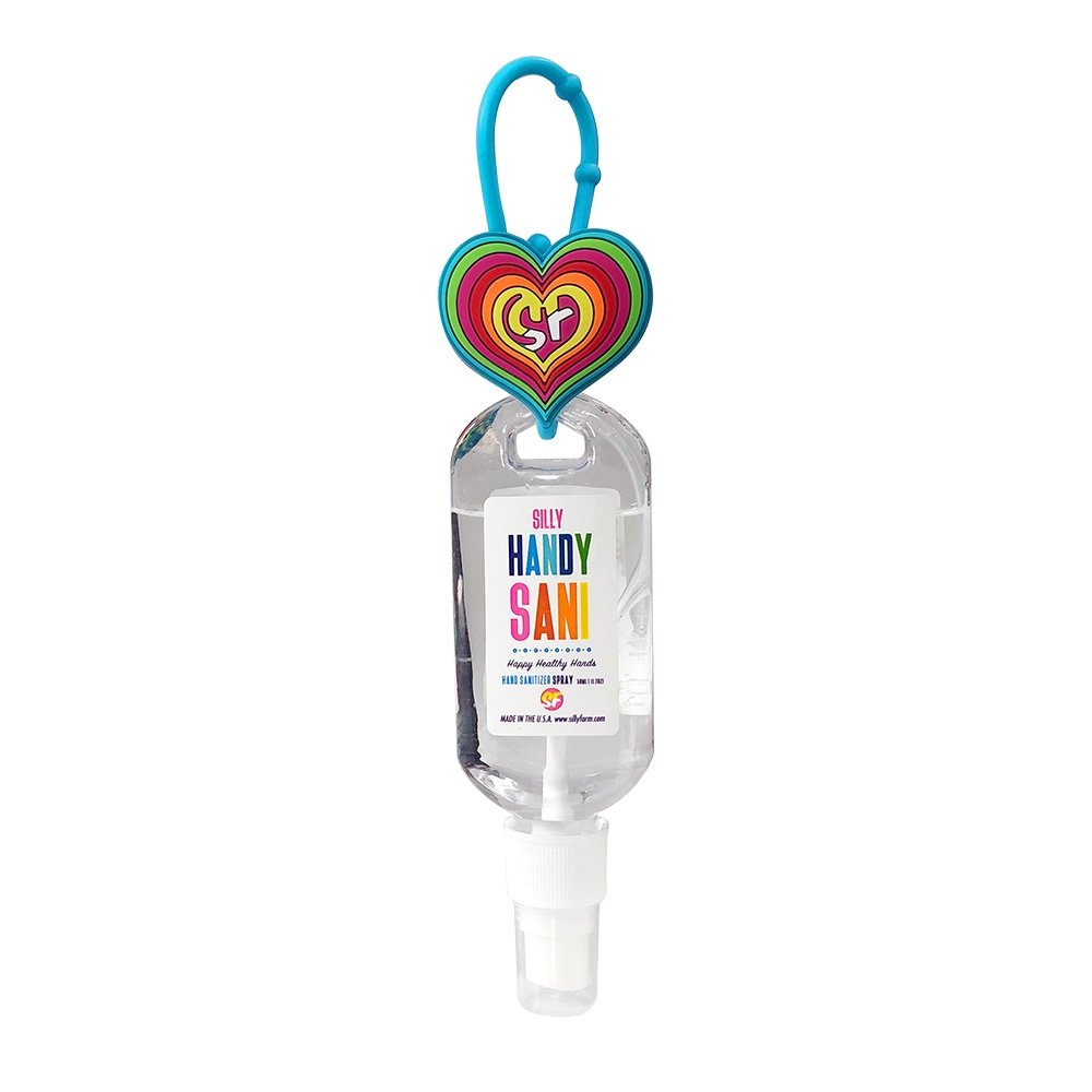 Silly HandySani™ Alcohol-Based Hand Sanitizer Spray - 1.7oz Travel Size (Pack of 3) | Portable Sanitizing Spray for On-The-Go, Office, Gym & Travel | Kills 99.9% Germs