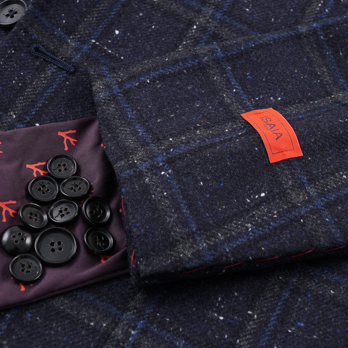 Isaia Flecked Cashmere Sport Coat for Men - Premium Italian Wool Blazer for Business & Formal Occasions | Wedding, Office & Special Events Jacket