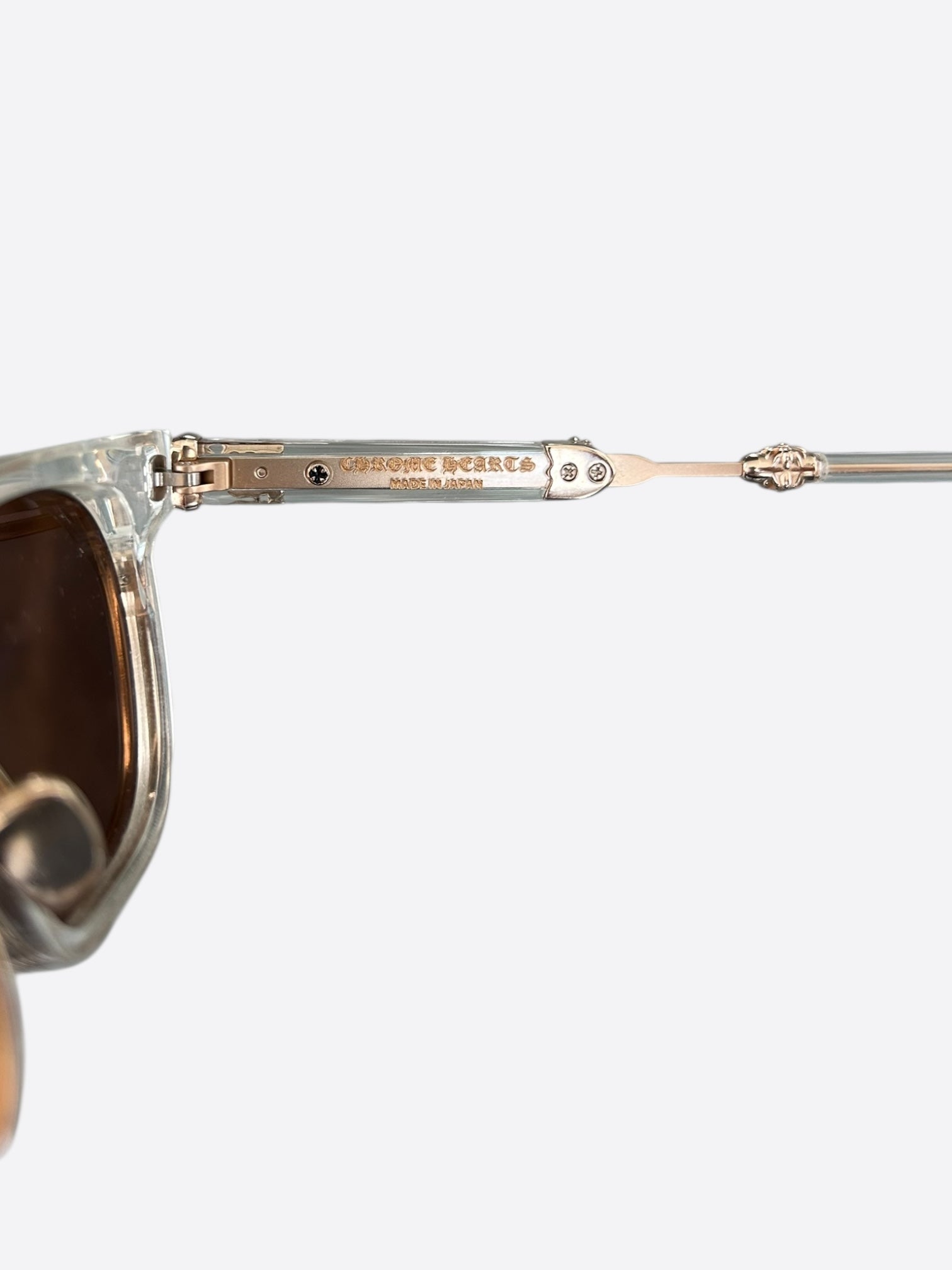 Chrome Hearts Clear Duck Butter Sunglasses - Stylish UV Protection for Outdoor Activities & Fashion