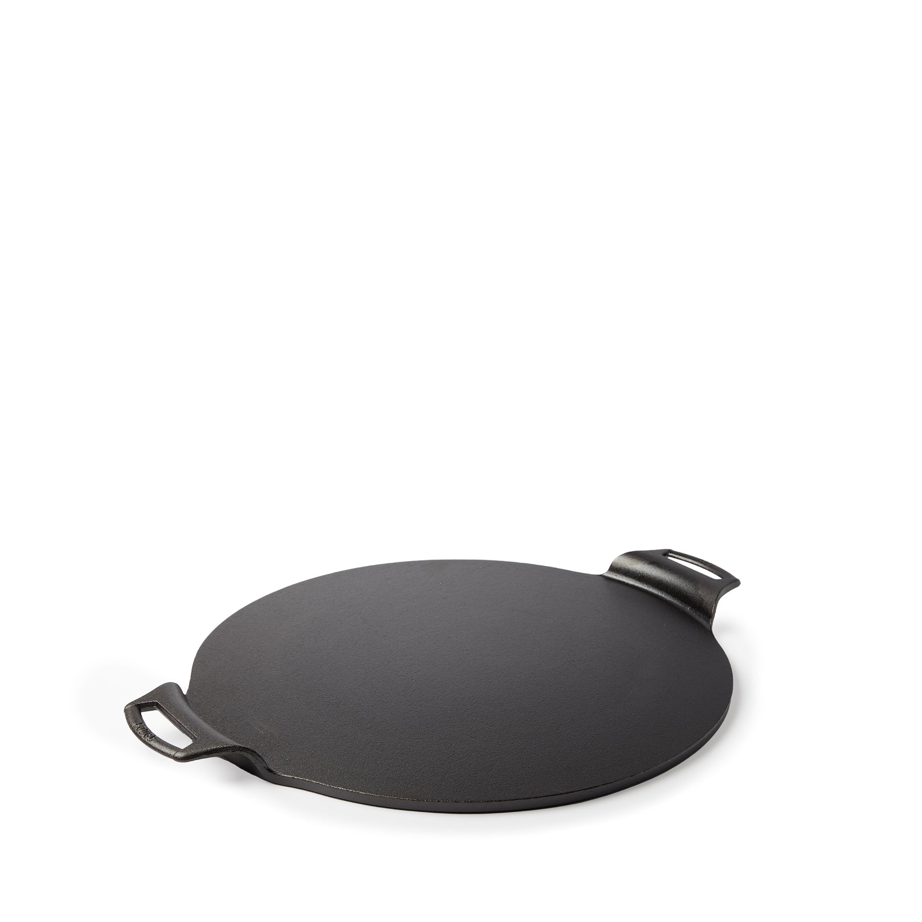 Premium Cast Iron Pizza Pan - 12 Inch Round Pre-Seasoned Baking Stone for Perfectly Crispy Crust - Ideal for Oven, Grill & Campfire Cooking