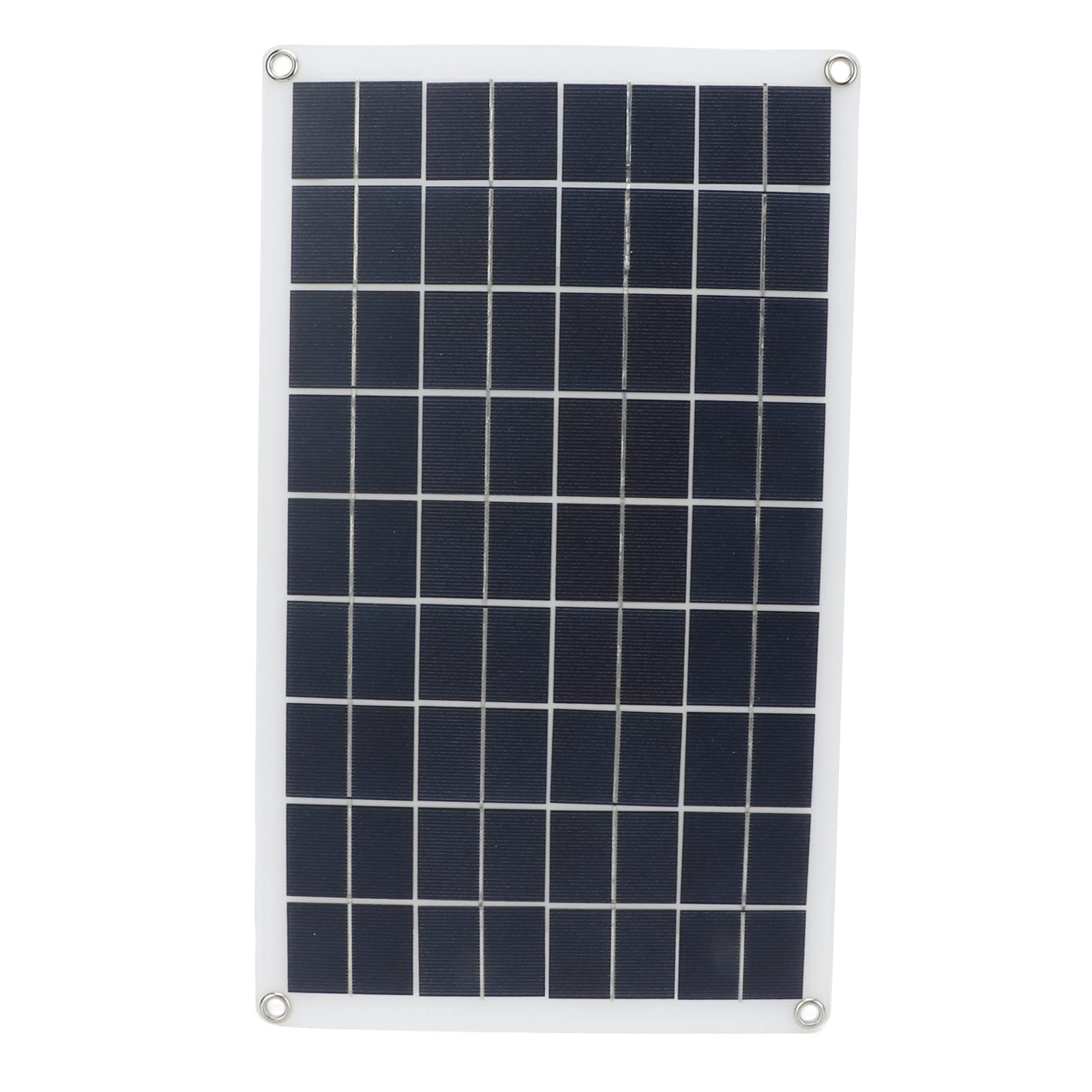 16W 18V Portable Solar Panel Charger for Phones - Waterproof Polycrystalline Solar Charger for Camping, Hiking, Emergency Power & Outdoor Activities