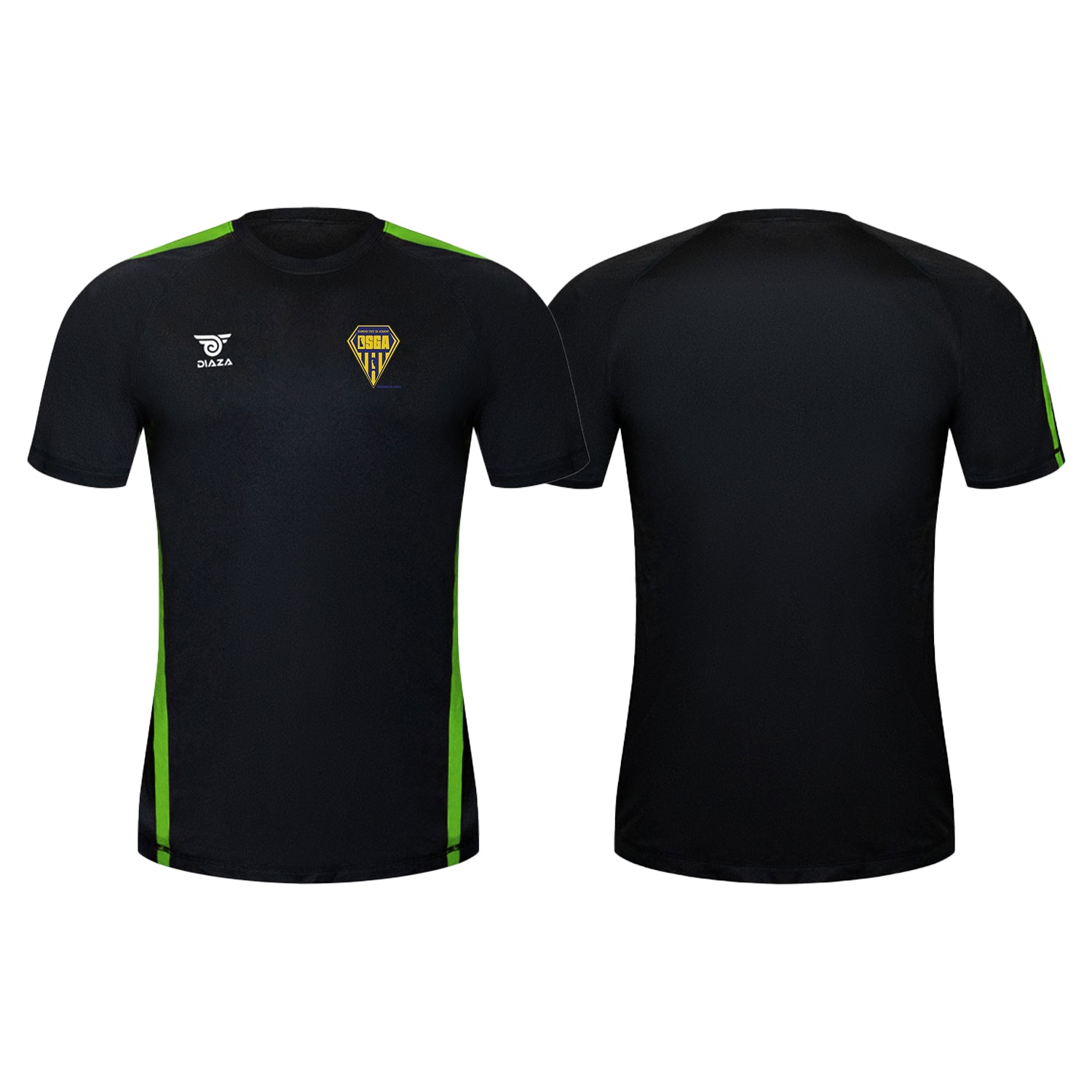 Diamond State Academy City Training Jersey - Black & Green Soccer Jersey for Men & Women - Perfect for Practice, Training, and Team Sports