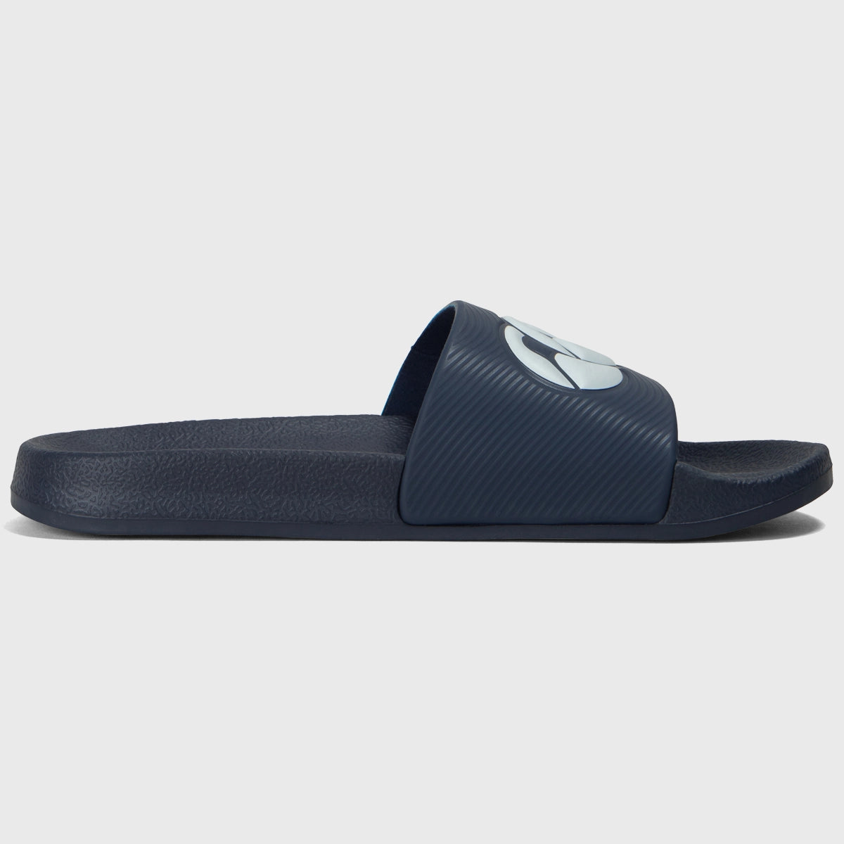 Canterbury Wide Fit Slides for Men & Women - Comfortable Navy Blue Sandals for Wide Feet - Perfect for Beach, Pool & Casual Wear
