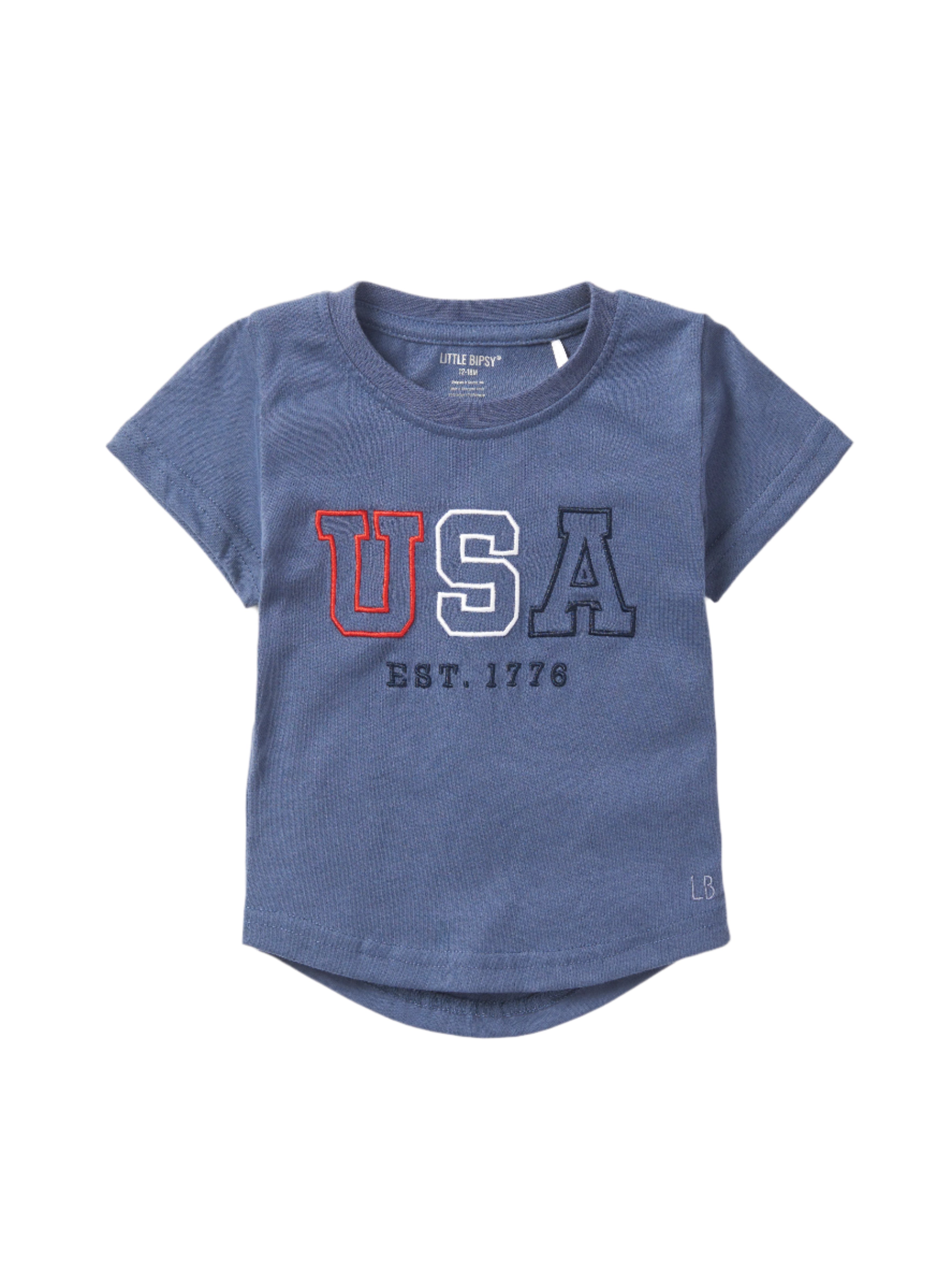 Premium USA Flag Graphic Navy Blue T-Shirt for Men & Women - Comfortable Cotton Tee for Patriotic Events, Casual Wear & Everyday Outfits