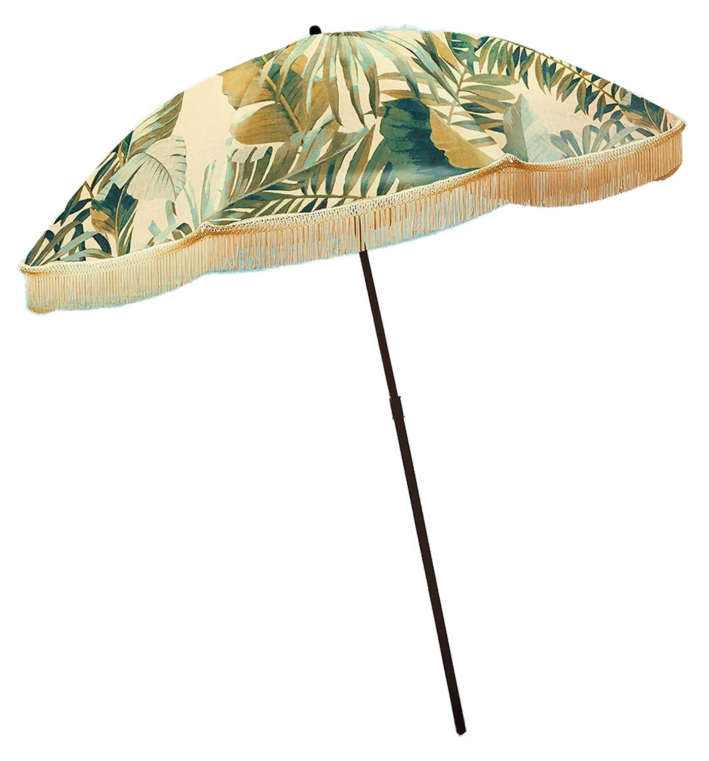 Stylish UV Protection Sun Umbrella with Sand Anchor - Lightweight Waterproof & Fade-Resistant Fabric - Perfect for Beach, Poolside, Camping & Outdoor Adventures - Great for Sunbathing, Picnics and Summer Travel