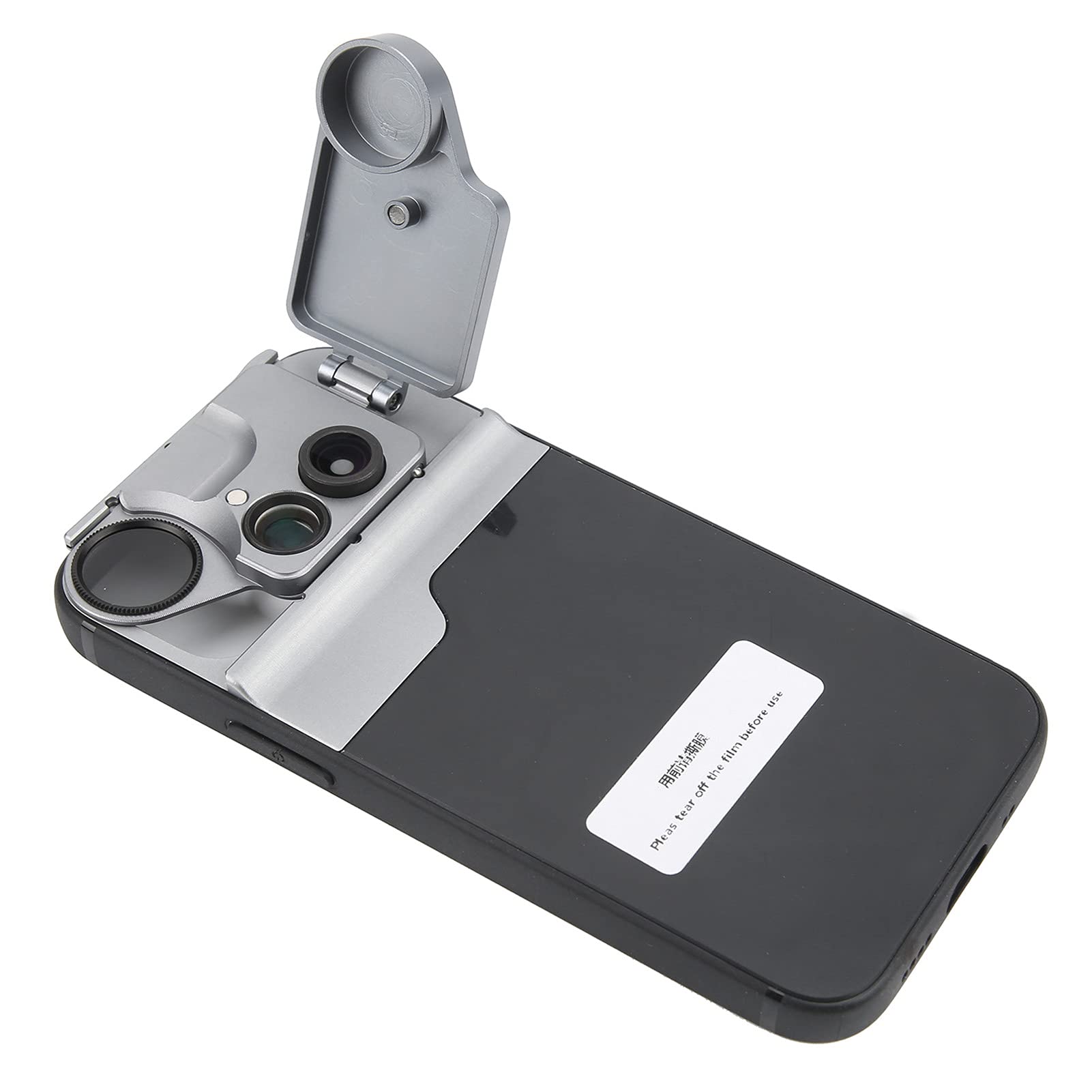 Shanrya Multi Lens Protective Phone Case for iPhone 12 Mini - 3 in 1 Camera Lens Cover with Anti-Scratch & Shockproof Design - Perfect for Travel Photography, Vlogging & Outdoor Adventures