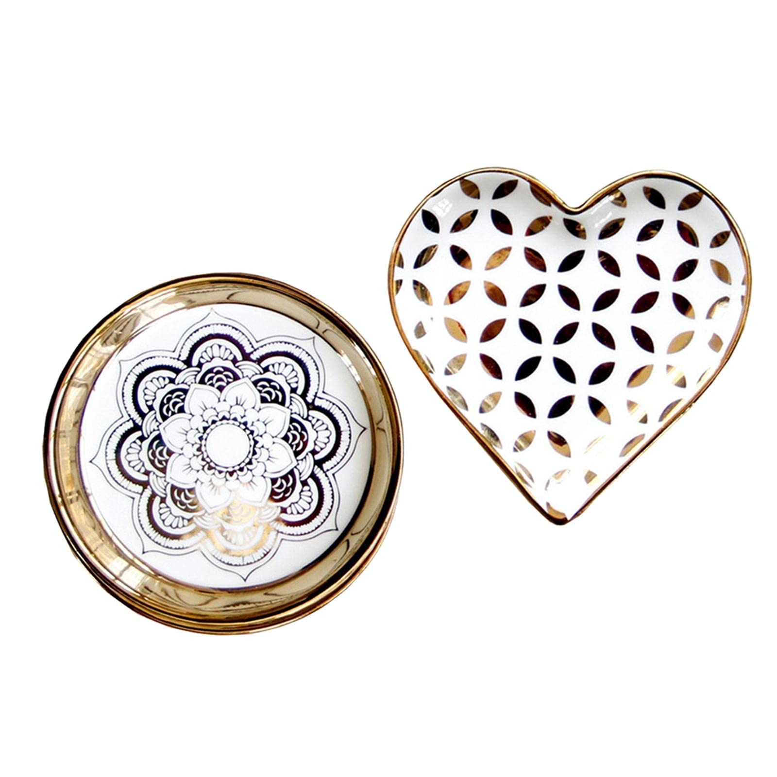 Nordic Ceramic Jewelry Tray - Mosaic Dish for Home Decor