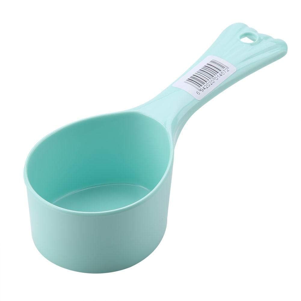 Agatige 1 Cup Plastic Pet Food Scoop - Measuring Cup for Dog, Cat & Bird Food - Ergonomic Handle for Easy Scooping - Perfect for Meal Prep, Travel & Storage
