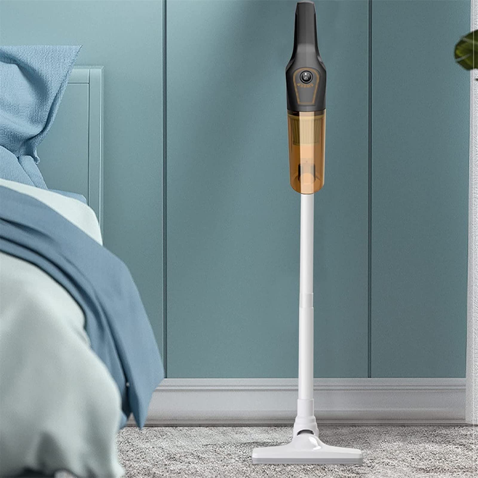 **Lightweight Cordless Stick Vacuum Cleaner - 30 Min Runtime, 3 Speed Adjustable for Carpets & Hardwood Floors, Quiet Rechargeable Vacuum for Pet Hair - Perfect for Home, Car & Stairs Cleaning**