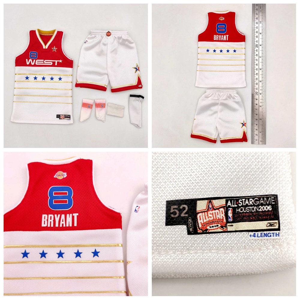 Custom 1:6 Scale Kobe Bryant Los Angeles Lakers NBA Jersey for Enterbay Action Figures - Perfect for Collectors and Basketball Fans Display