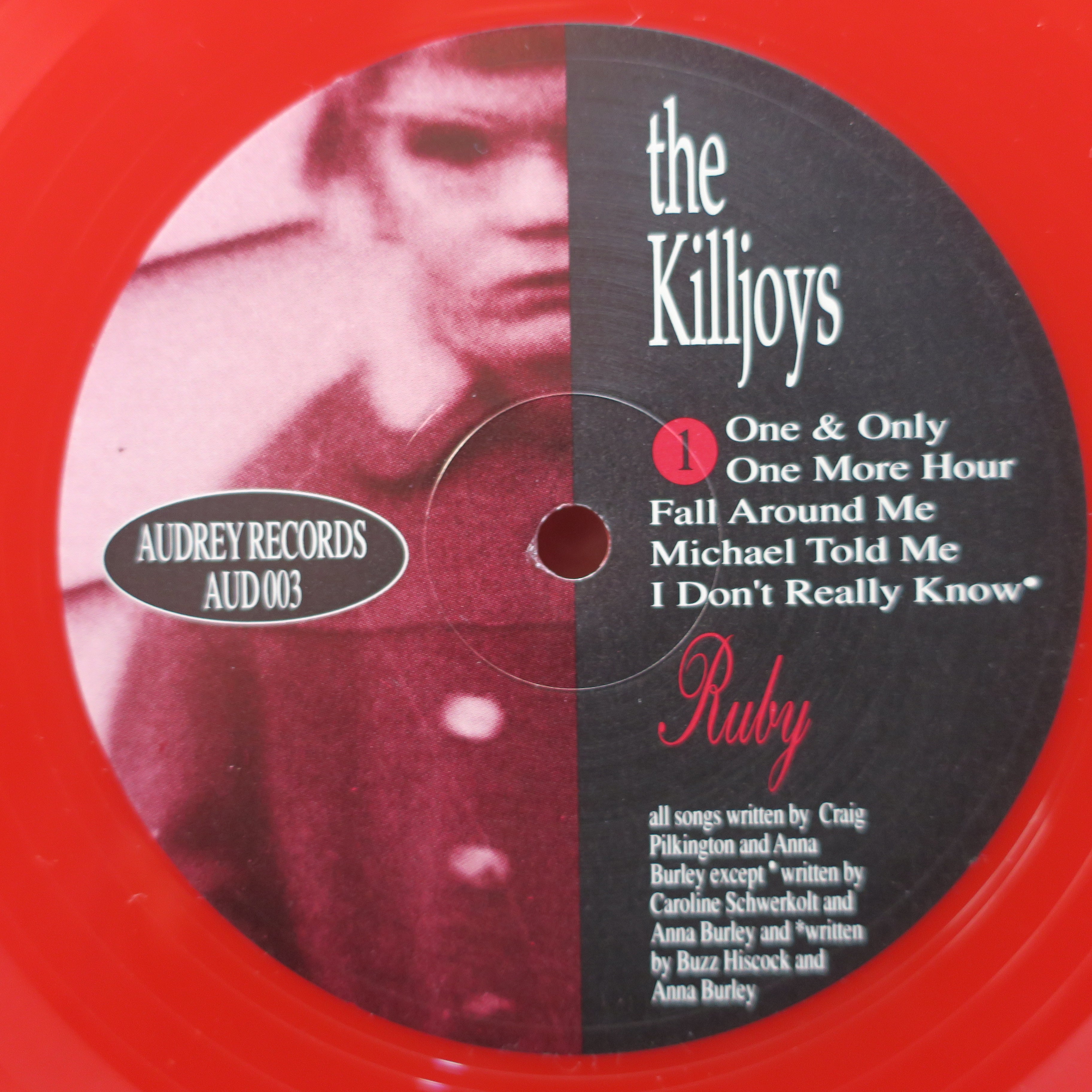 Killjoys 'Ruby' 1990 Oz Original Red Vinyl LP Record - Rare Collectible Music for Vinyl Enthusiasts & 90s Nostalgia Fans