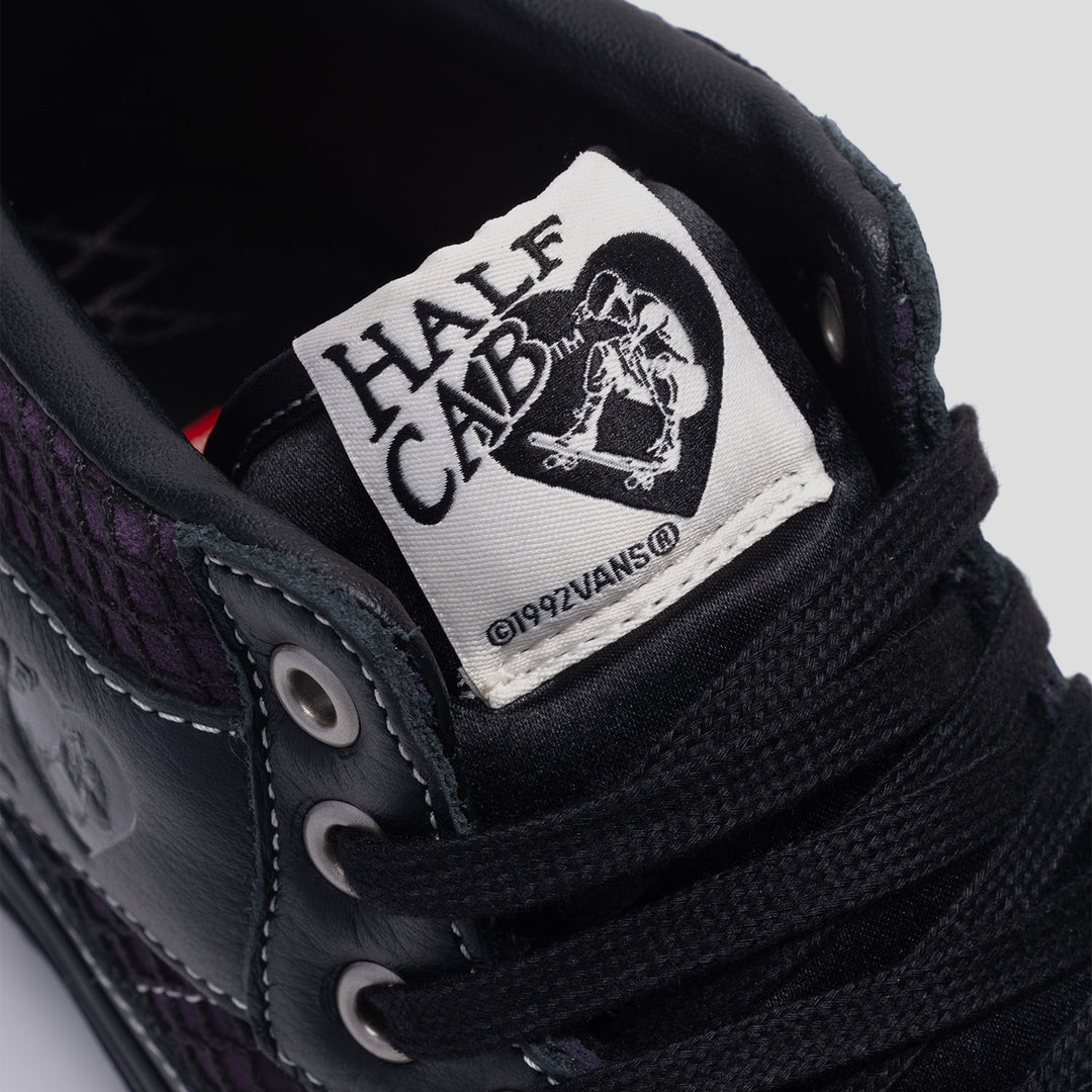 VANS X Passport Skate Half Cab Shoes - Black/Night Suede - Men's Skateboarding Sneakers for Street Style & Extreme Sports