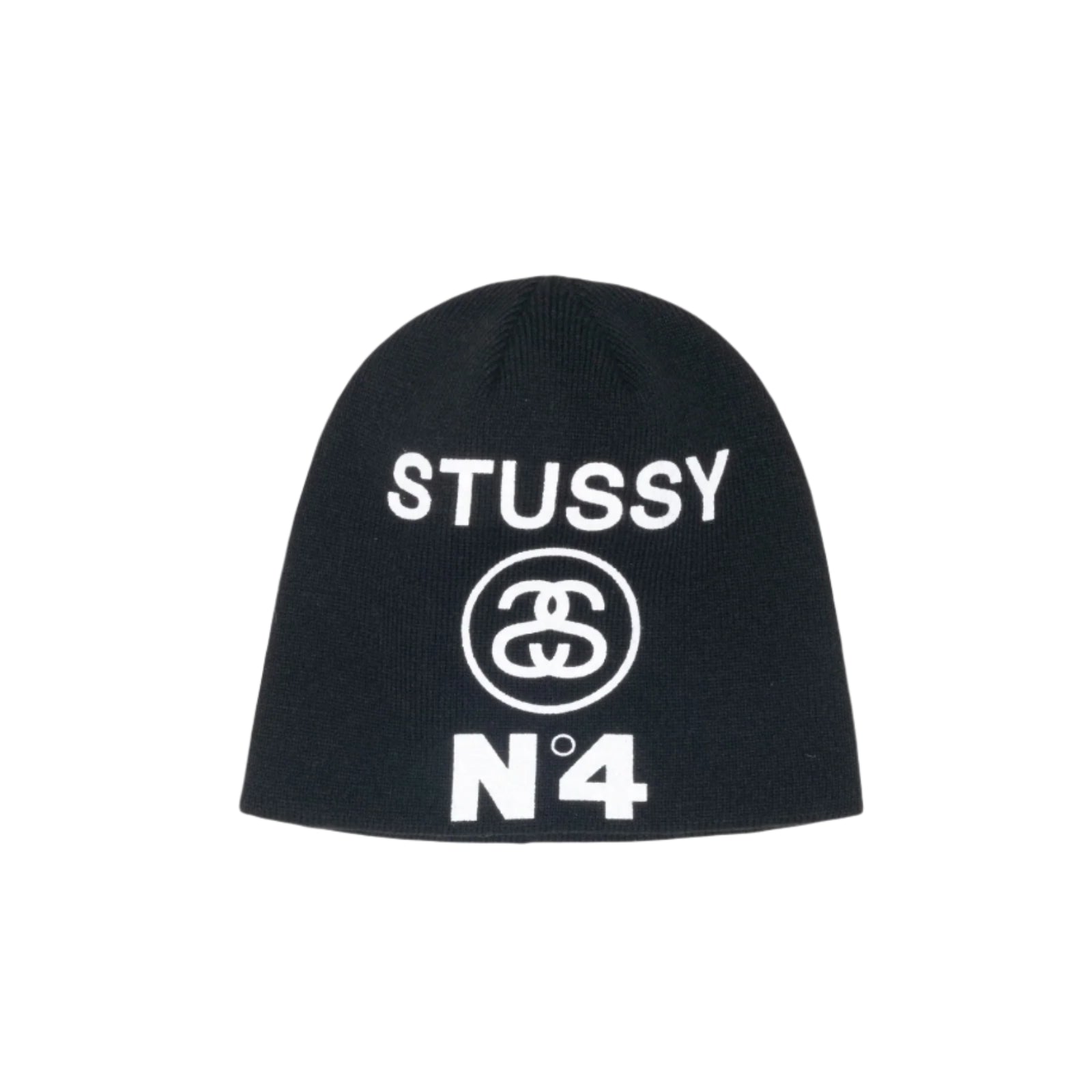 Stussy Skull Cap Number 4 - Trendy Streetwear Beanie for Men & Women - Perfect for Winter, Hip Hop Fashion, and Urban Street Style