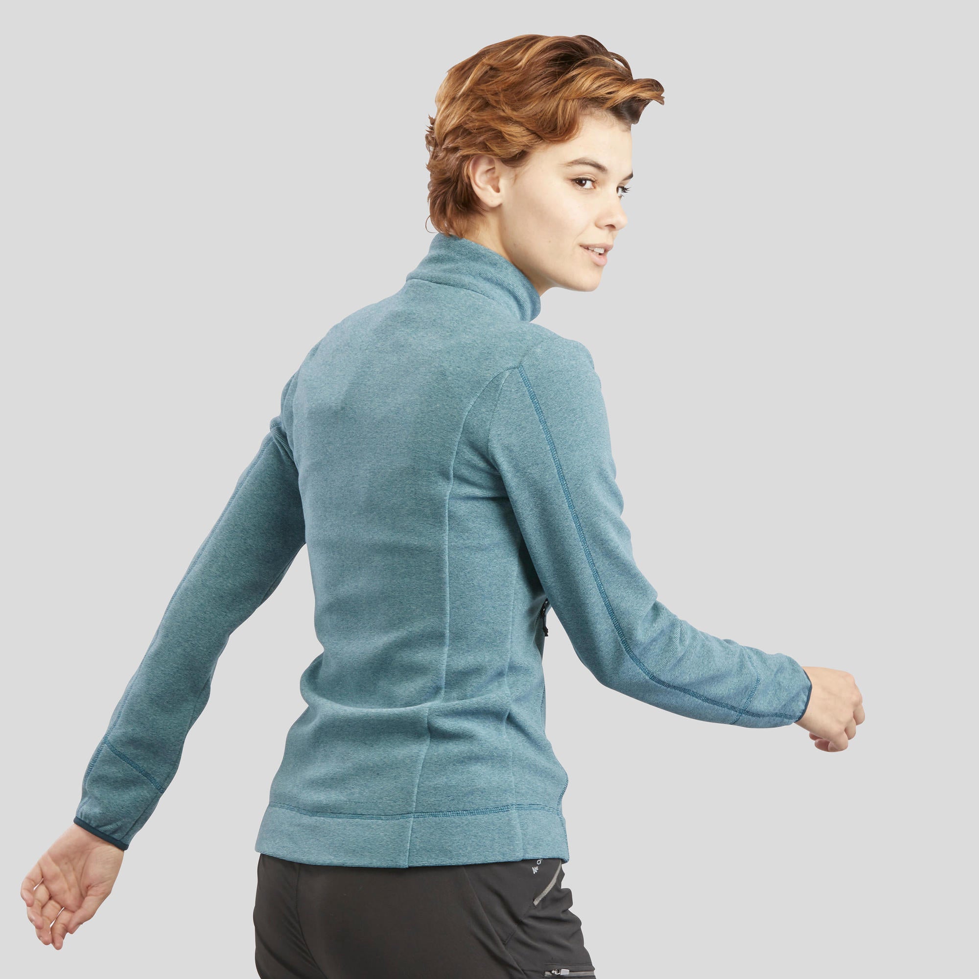 Quechua Women's MH120 Fleece Jacket - Warm Winter Outdoor Jacket for Hiking, Camping & Casual Wear