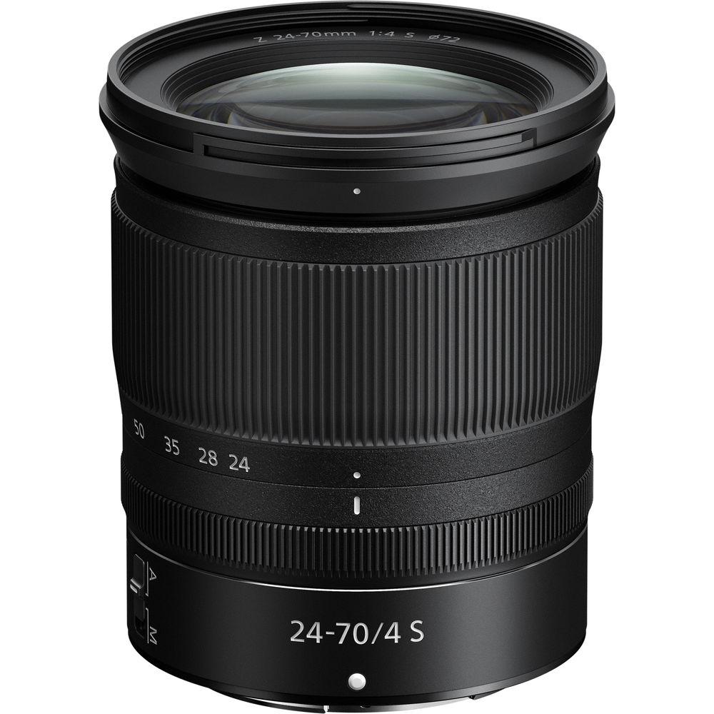 Nikon Z 24-70mm F4 S Lens - Professional Full Frame Mirrorless Camera Lens for Portrait, Landscape & Travel Photography - Perfect for Vloggers, Photographers & Content Creators