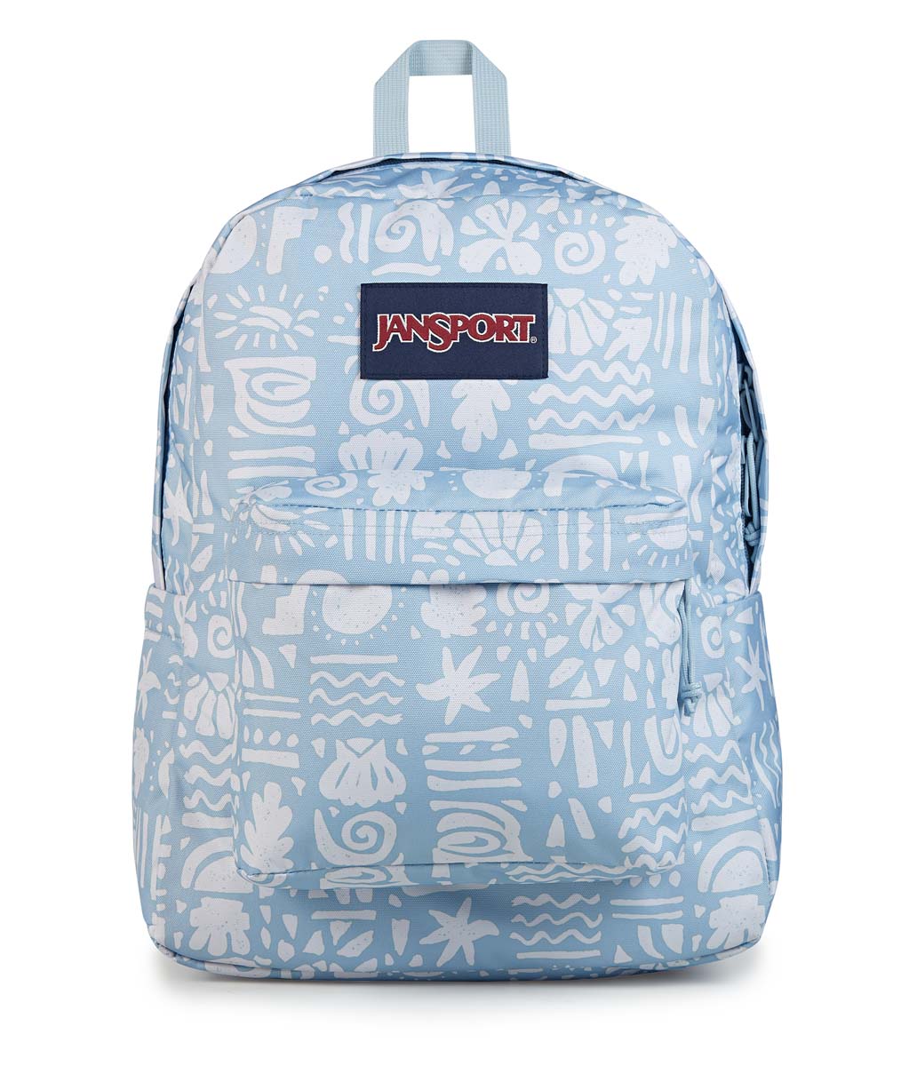 JanSport SuperBreak Plus Backpack - Lightweight Durable School & Travel Backpack with Laptop Sleeve - Perfect for College, Work & Outdoor Adventures | Coastal Curiosities Design