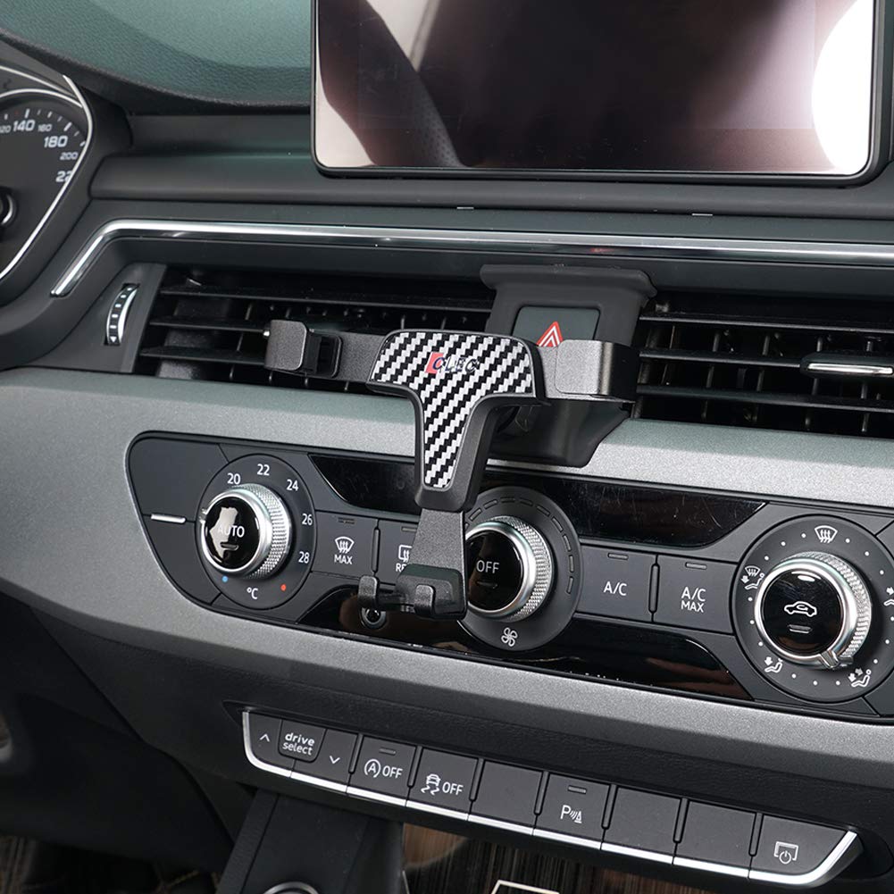 Adjustable Car Phone Mount for Audi A4 (2017-2019) - Universal Air Vent & Dashboard Smartphone Holder Compatible with iPhone 6s/7/8 & Samsung (4.7-5 Inch) - Perfect for GPS Navigation & Hands-Free Driving