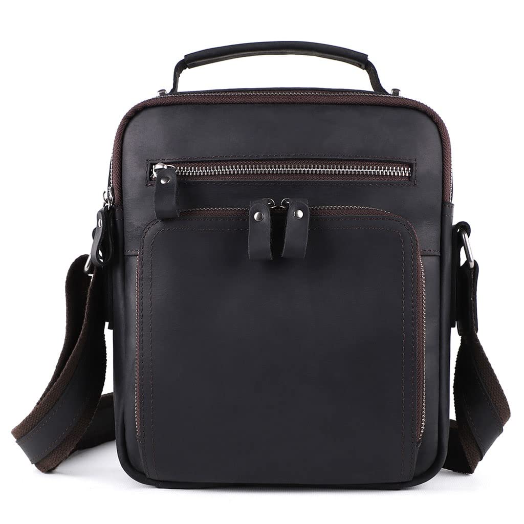 Genuine Leather Small Messenger Bag for 9.7