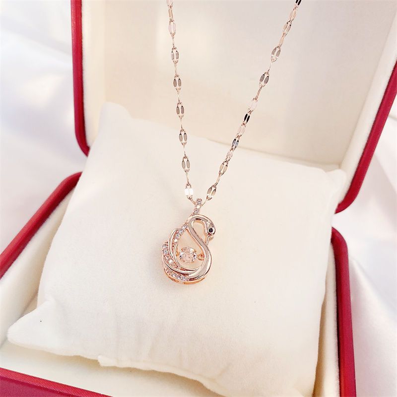 Valentine's Day Gift for Her - Elegant Diamond Perfume Bottle Pendant Necklace, Women's Fashion Jewelry, Perfect for Anniversary, Date Night, and Special Occasions