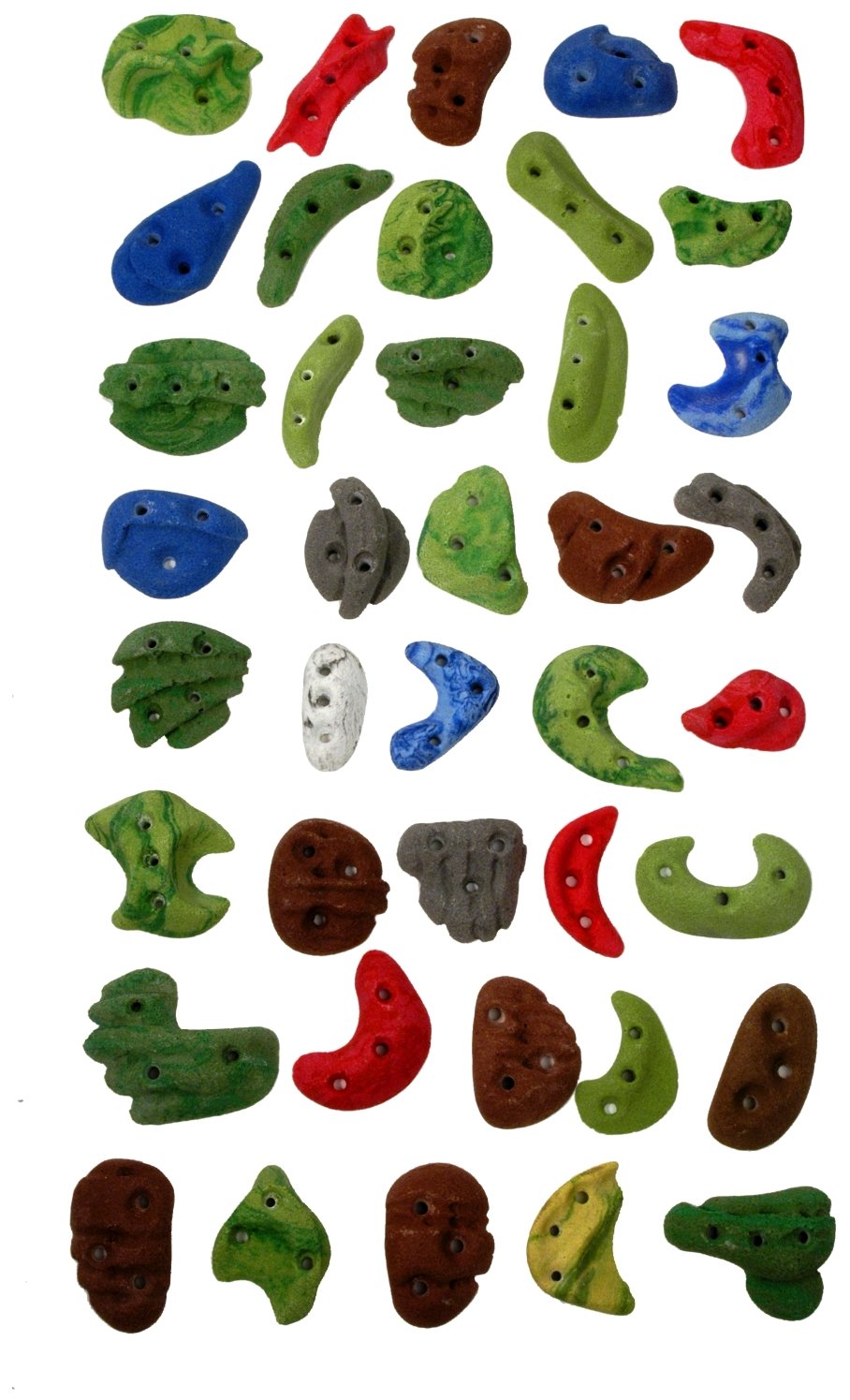 Metolius PU Greatest Chips Screw On - 40-Pack | Climbing Training Aid for Rock Climbing & Bouldering | Perfect for Gyms & Outdoor Climbing