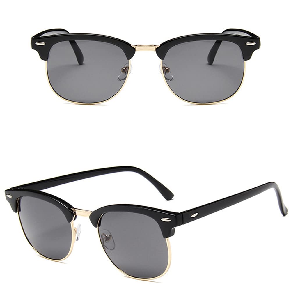 Stylish Retro Sunglasses for Women & Men - UV Protection Summer Fashion Shades for Beach, Driving & Outdoor Activities