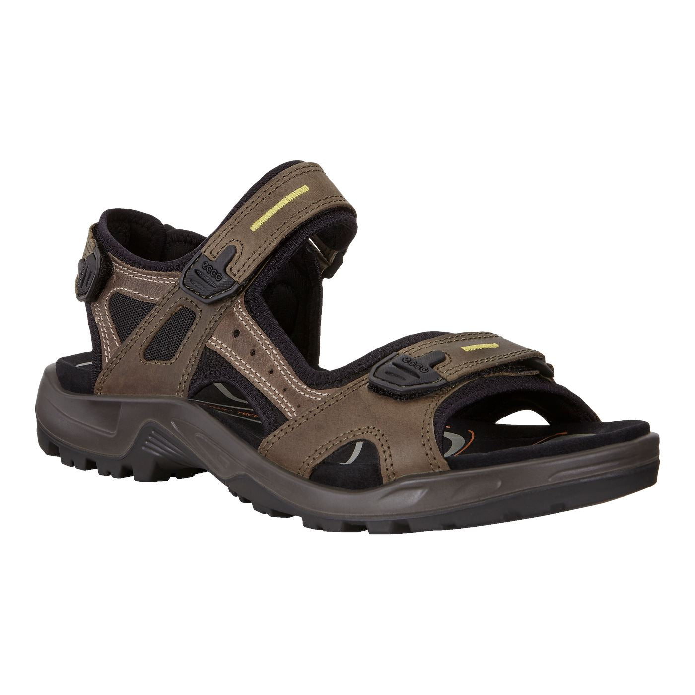 ECCO YUCATAN Men's Comfortable Leather Sandals - Breathable & Supportive Outdoor Walking Shoes for Beach, Travel & Casual Wear - Final Sale