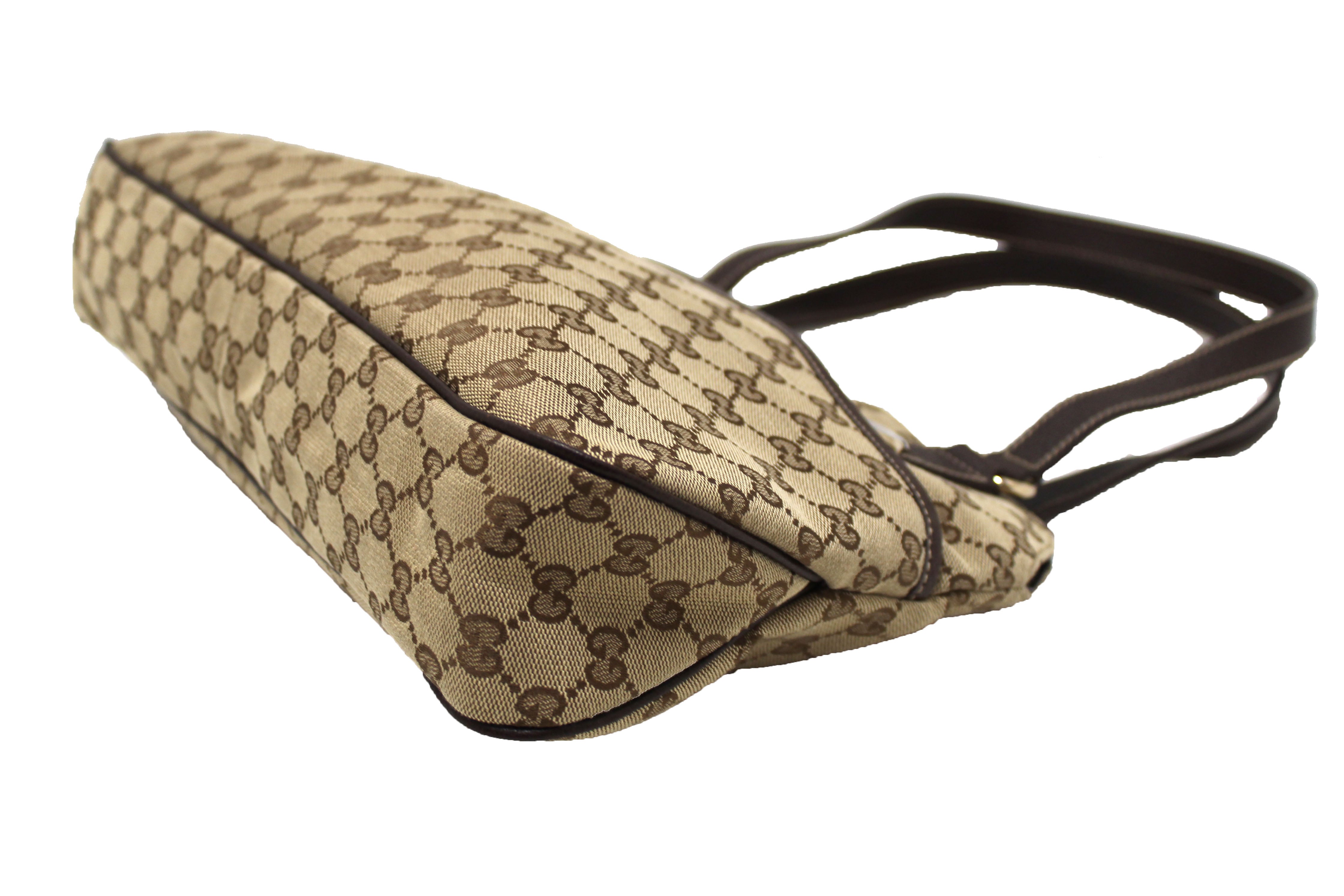 Authentic Gucci GG Canvas Shoulder Tote Bag in Brown | Luxury Designer Handbag for Women | Perfect for Work, Travel & Everyday Use