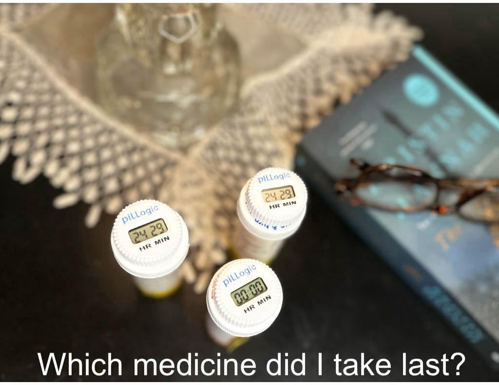 Pill Reminder Timer - Easy Reusable Medication Tracker for Kids & Adults