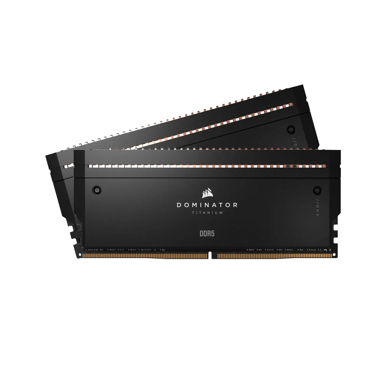 Corsair DOMINATOR TITANIUM 32GB (2x16GB) DDR5 6600MHz CL32 Desktop Memory Kit with Black Fin Accessory - High Performance RAM for Gaming PCs, Workstations & Content Creation