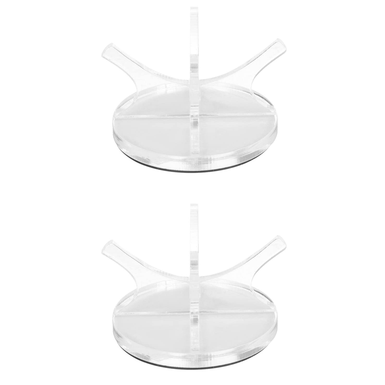 2 Sets Acrylic Baseball Display Stand - Softball, Tennis & Golf Ball Storage Rack for Sports Equipment Organization - Perfect for Home, Gym, or Sports Club Use