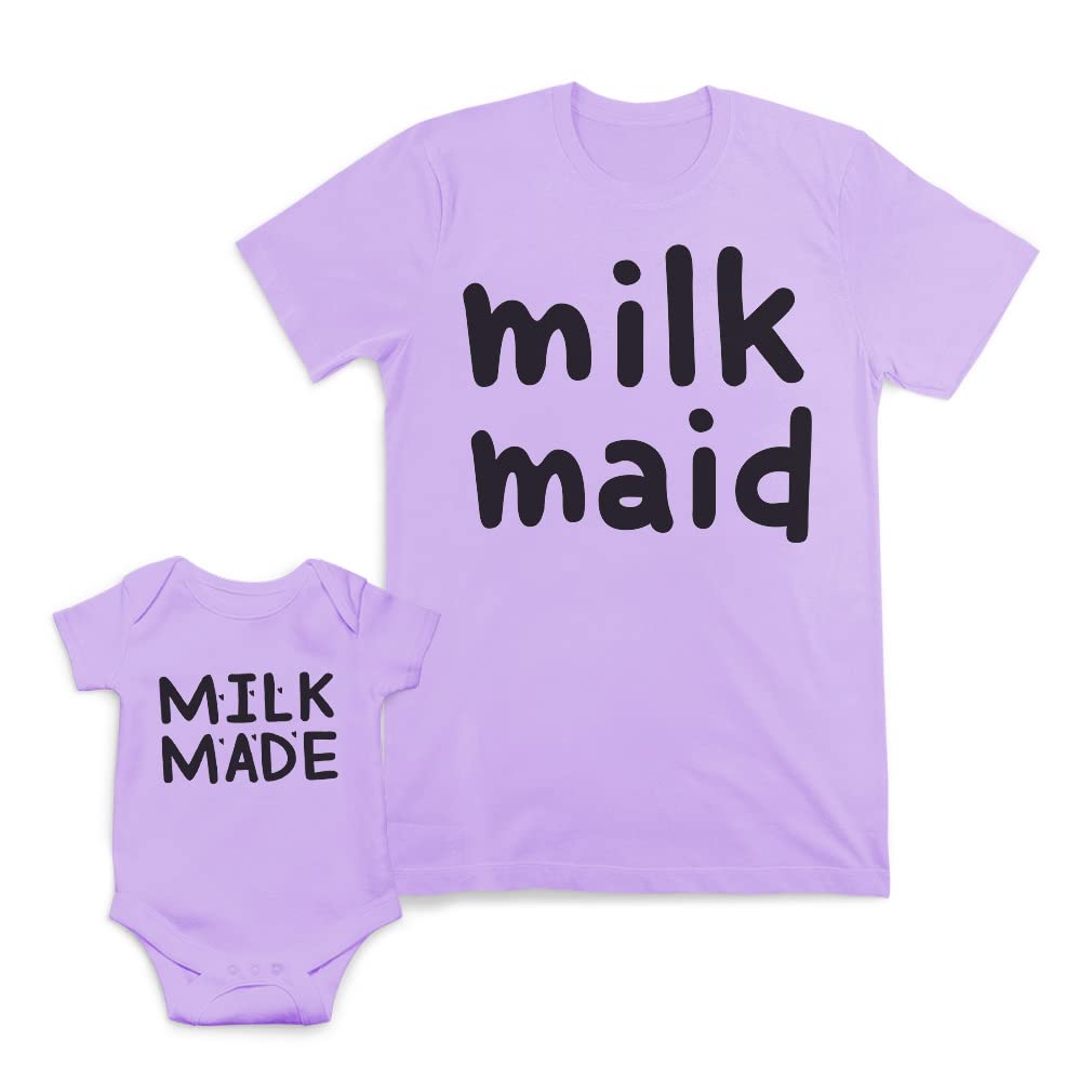 Mother's Day Matching Outfits for Mom and Baby - 100% Cotton Milkmaid Style | Perfect for Family Photos, Special Occasions & Mother-Child Bonding
