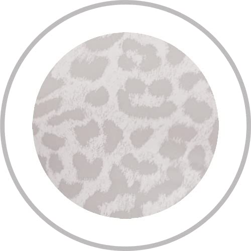 Grey Leopard Printed