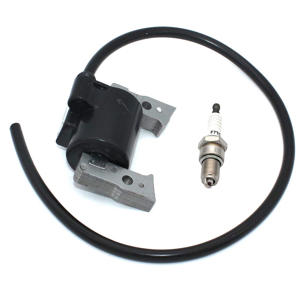 High Performance Ignition Coil with Spark Plug for Kawasaki FC401V FC420V FB460V - Compatible with Toro 30165, John Deere GT242 LX172 LX176 (Part# 21121-2086, AM121820, KM-21121-2086) - Perfect for Lawn Mowers, Tractors & Outdoor Power Equipment
