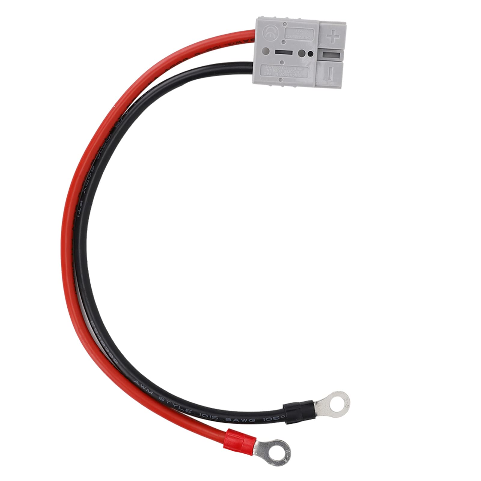 50A 600V Forklift Battery Charger Connector with Extension Cable - Heavy Duty Charging Plug for Electric Forklifts, Warehouse Equipment & Industrial Vehicles - Perfect for Charging Stations, Distribution Centers & Manufacturing Facilities