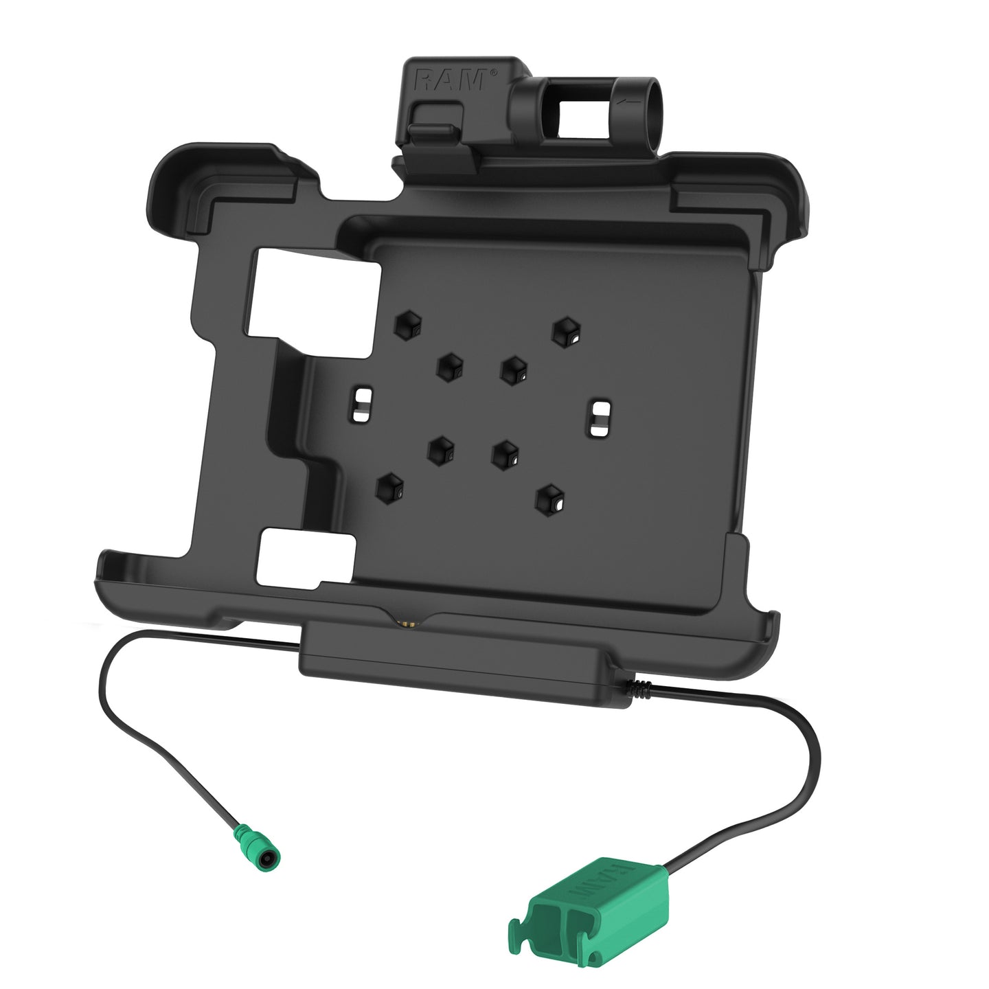 GDS® Power + Dual USB Charging Dock for Zebra XSLATE L10 (RAM HOL ZE15PD2U) - Fast Charging Station for Warehouse, Retail & Industrial Use