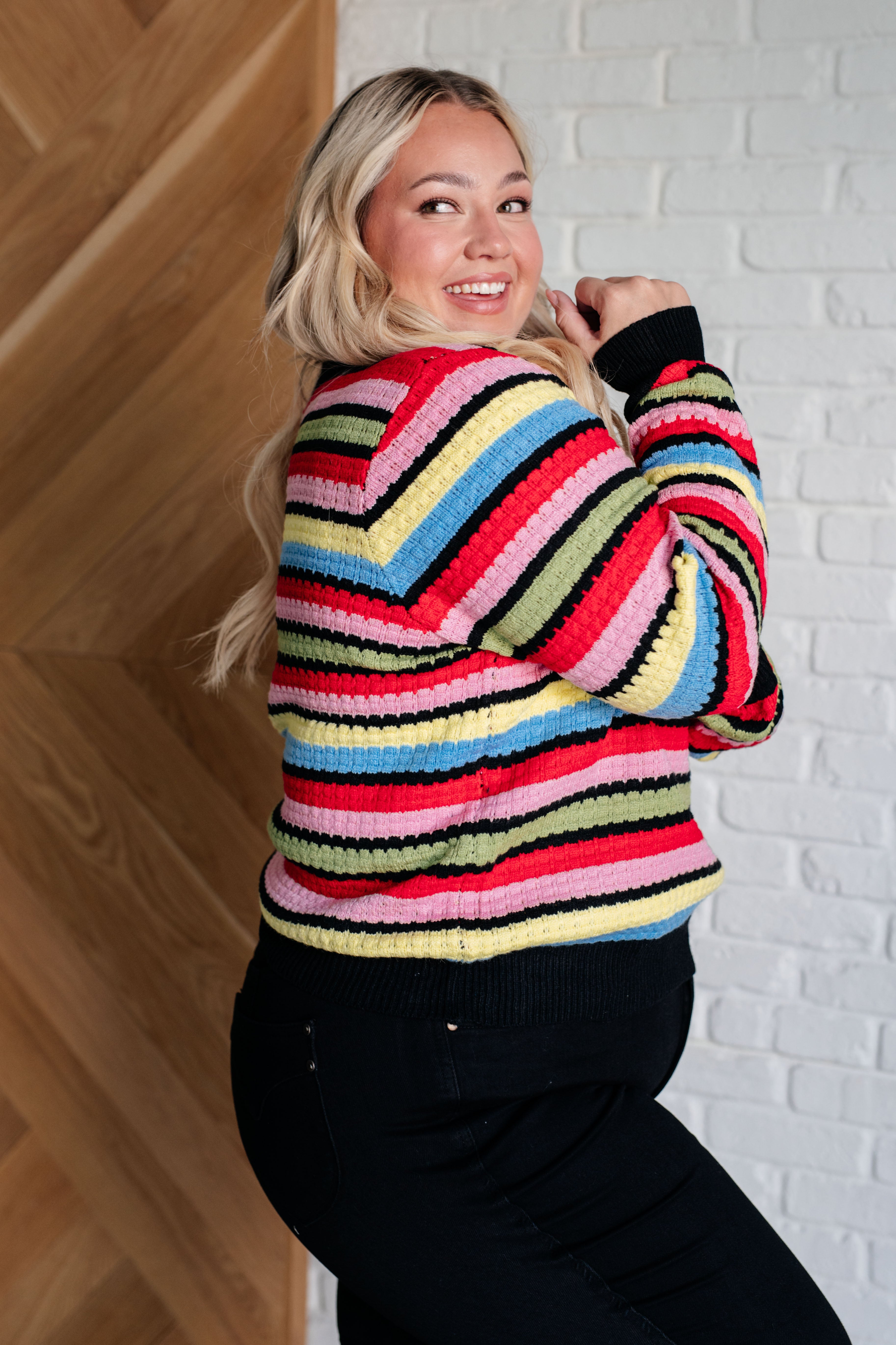 Keep Dreaming Striped Sweater - Cozy Knit Pullover for Women | Fall & Winter Fashion | Perfect for Casual Outings & Coffee Dates