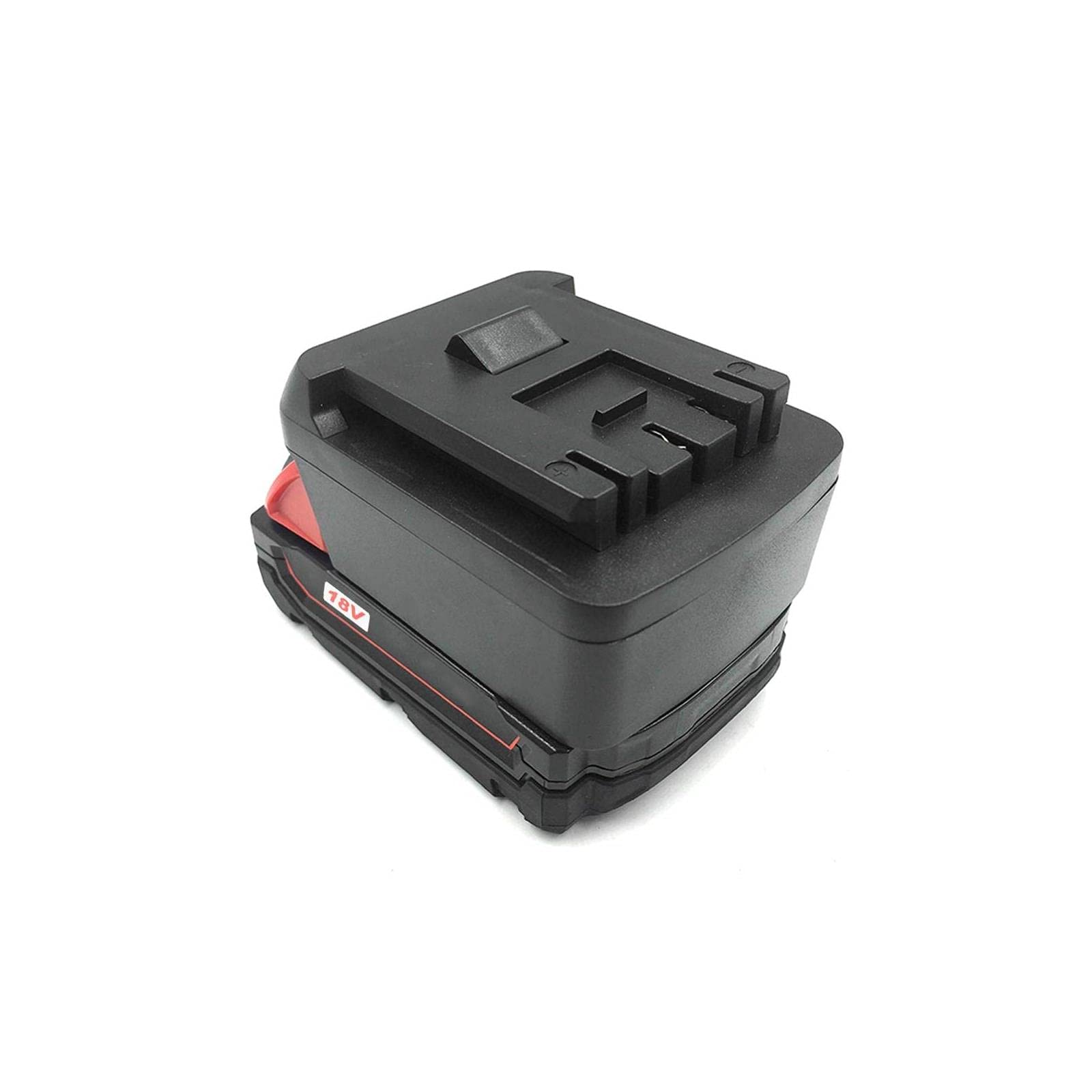 Milwaukee 18V to Bosch Power Tool Battery Adapter - ABS+PC Converter with Charging Support | Compatible with Cordless Tools for DIY Projects & Professional Worksites