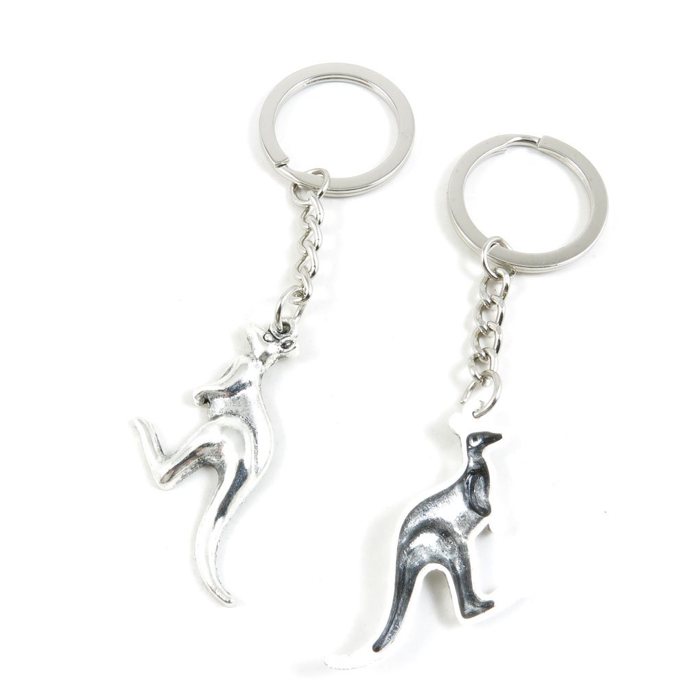 Stylish Fashion Jewelry Keychain - Bulk Wholesale Key Rings for Car Keys, House Keys & Gift Tags | Perfect for Key Organization, Party Favors, Promotional Giveaways (Kangaroo Design)