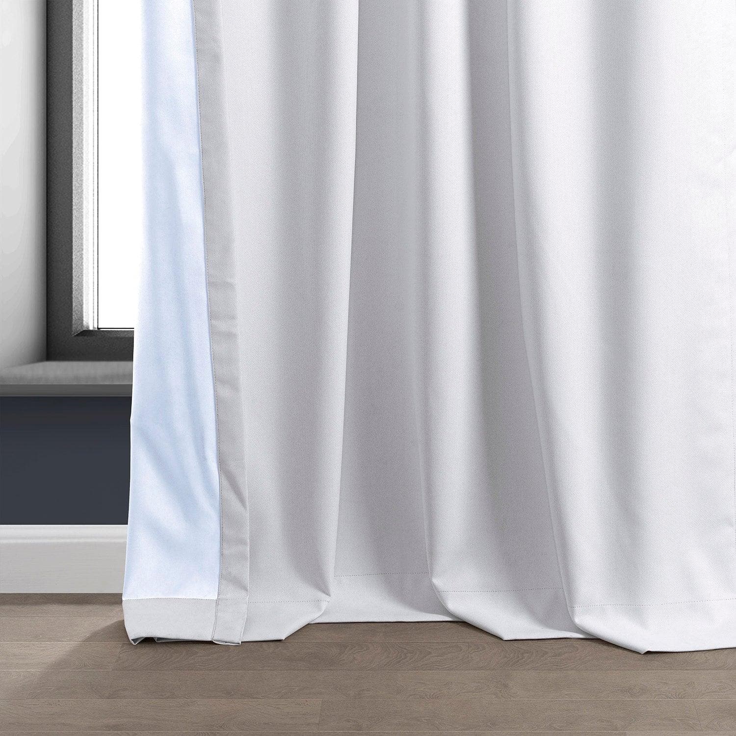Premium White Performance Linen Blackout Curtains for Hotels & Homes - Thermal Insulated Room Darkening Drapes for Bedroom, Living Room & Office