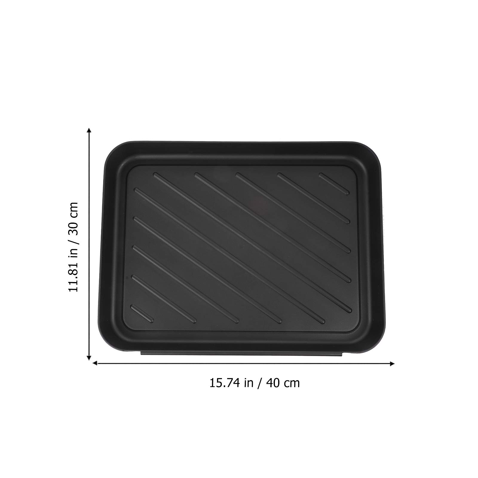 Waterproof Boot Tray for Entryway - Indoor/Outdoor Shoe & Pet Mat (15.7x11.79