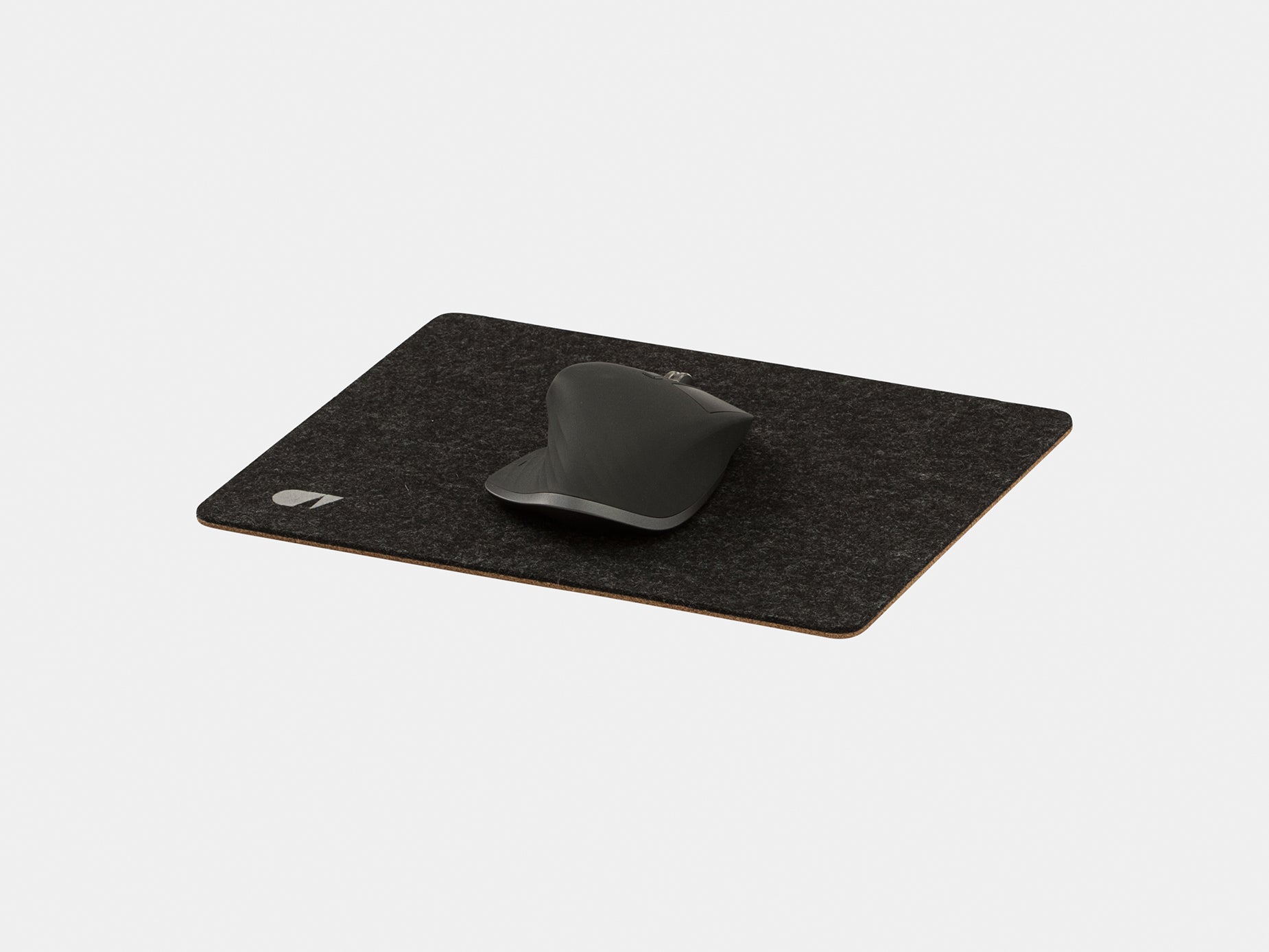 Premium Felt & Cork Mouse Pad - Ergonomic Desk Mat for Comfortable Work & Gaming - Non-Slip Surface for Office, Home & Computer Use