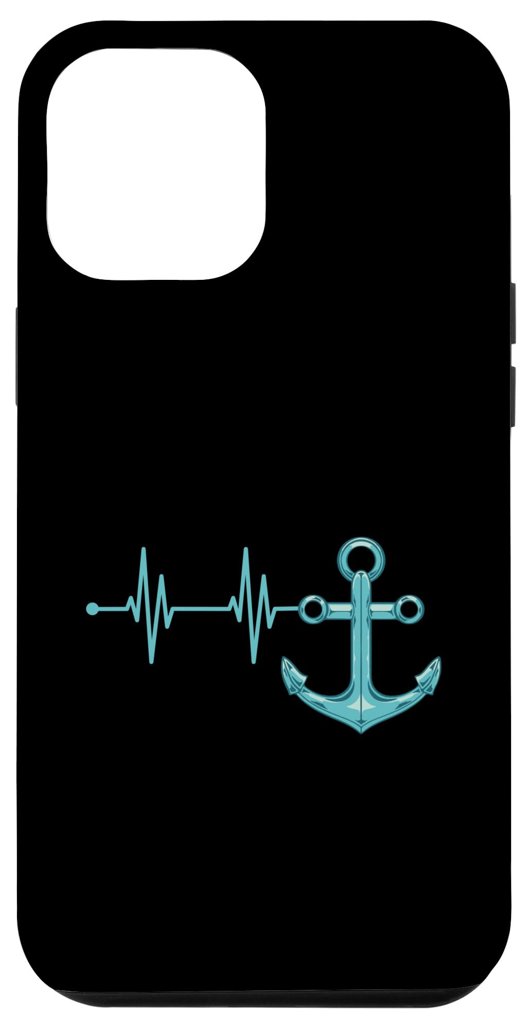 iPhone 12 Pro Max Nautical Sailboat Anchor Case - Waterproof Shockproof Cover for Sailing, Boating & Beach Days - Perfect for Sailors, Captains & Ocean Lovers