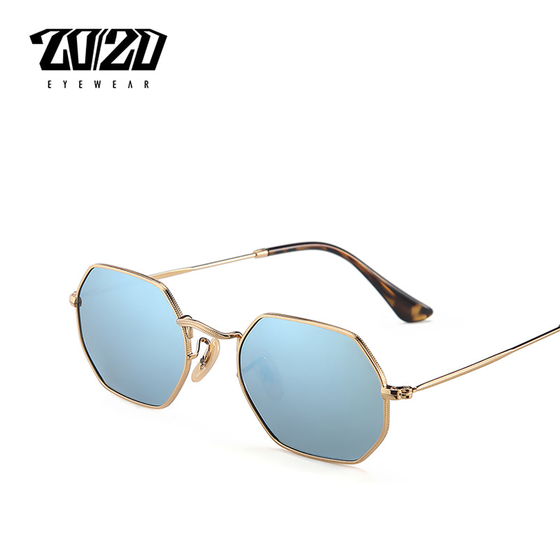 20/20 Brand Classic Polarized Sunglasses for Men & Women - Unisex Metal Frame UV Protection Driving Glasses (Model 17004) | Perfect for Outdoor Activities, Beach, Driving & Fashion Accessories