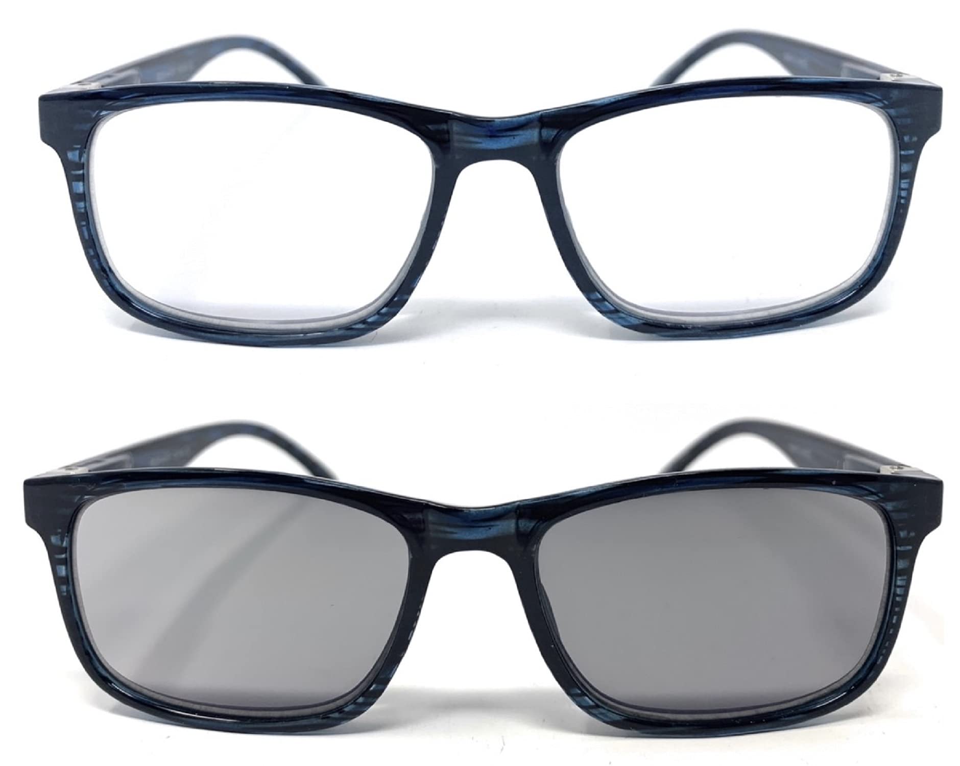 Photochromic Reading Glasses for Men & Women - Light Adjusting Transition Lenses - Perfect for Indoor/Outdoor Reading, Driving & Computer Use