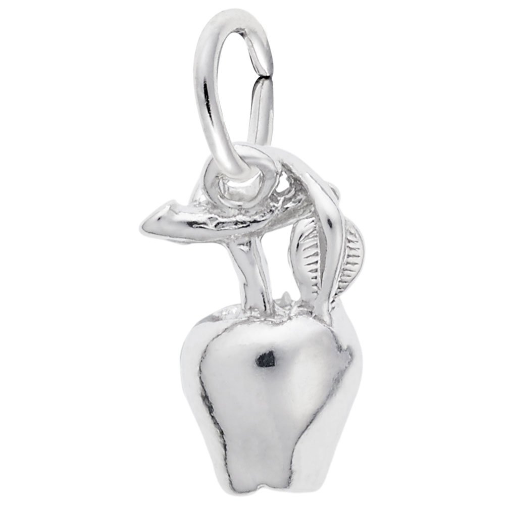 Apple Charm Pendant - Elegant Jewelry Charms for Bracelets & Necklaces - Perfect for DIY Crafting, Gift Giving & Fashion Accessories