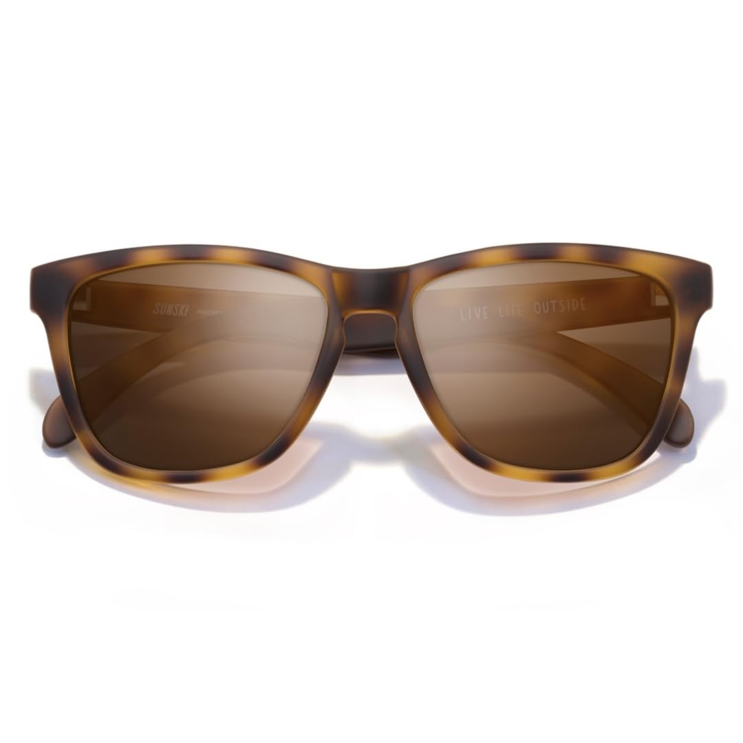 Madrona Polarized Recycled Sunglasses - UV Protection, Eco-Friendly & Stylish for Outdoor Activities, Driving & Beach